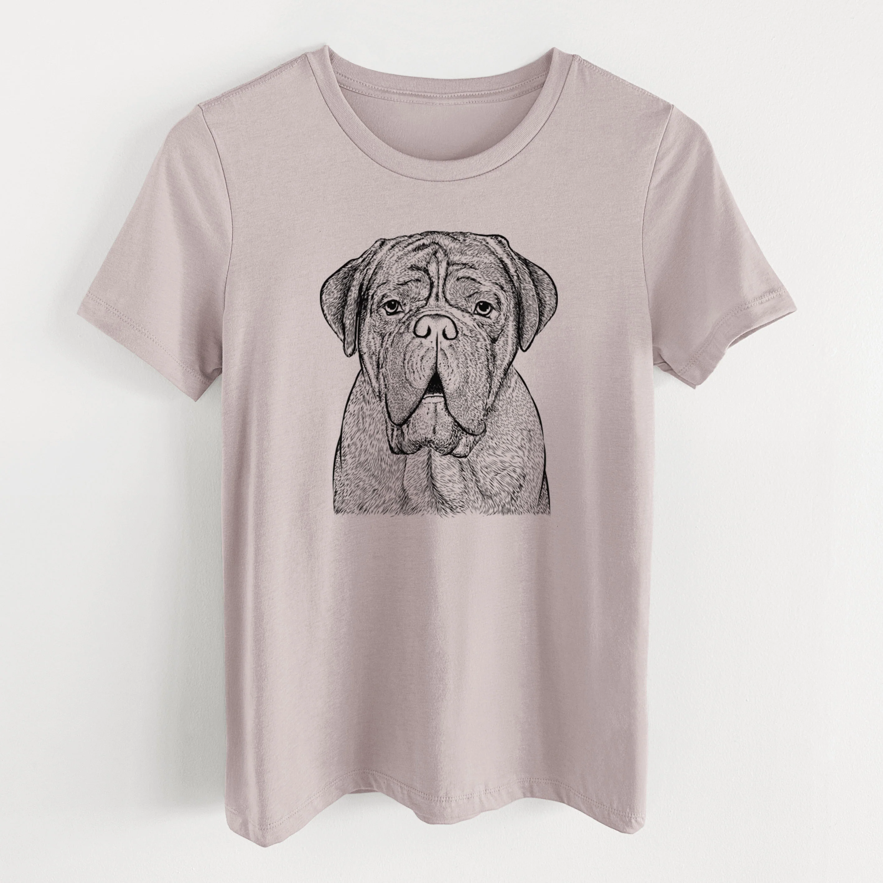 Bare Optimus the Dogue de Bordeaux - Women's Lightweight Relaxed Fit 100% Cotton Crewneck - Image 15