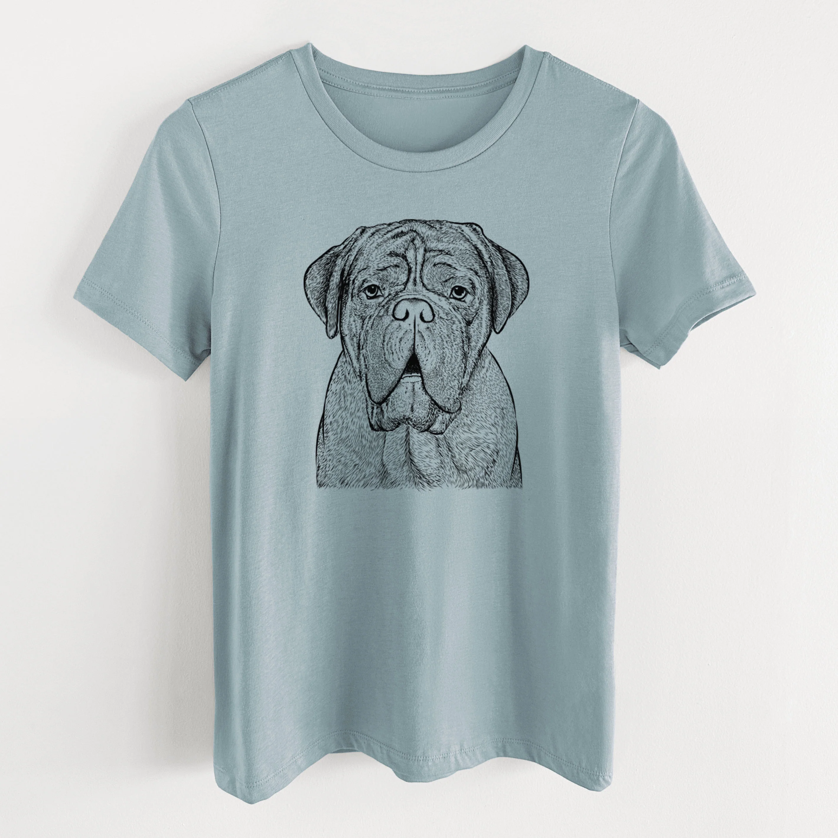 Bare Optimus the Dogue de Bordeaux - Women's Lightweight Relaxed Fit 100% Cotton Crewneck - Image 9