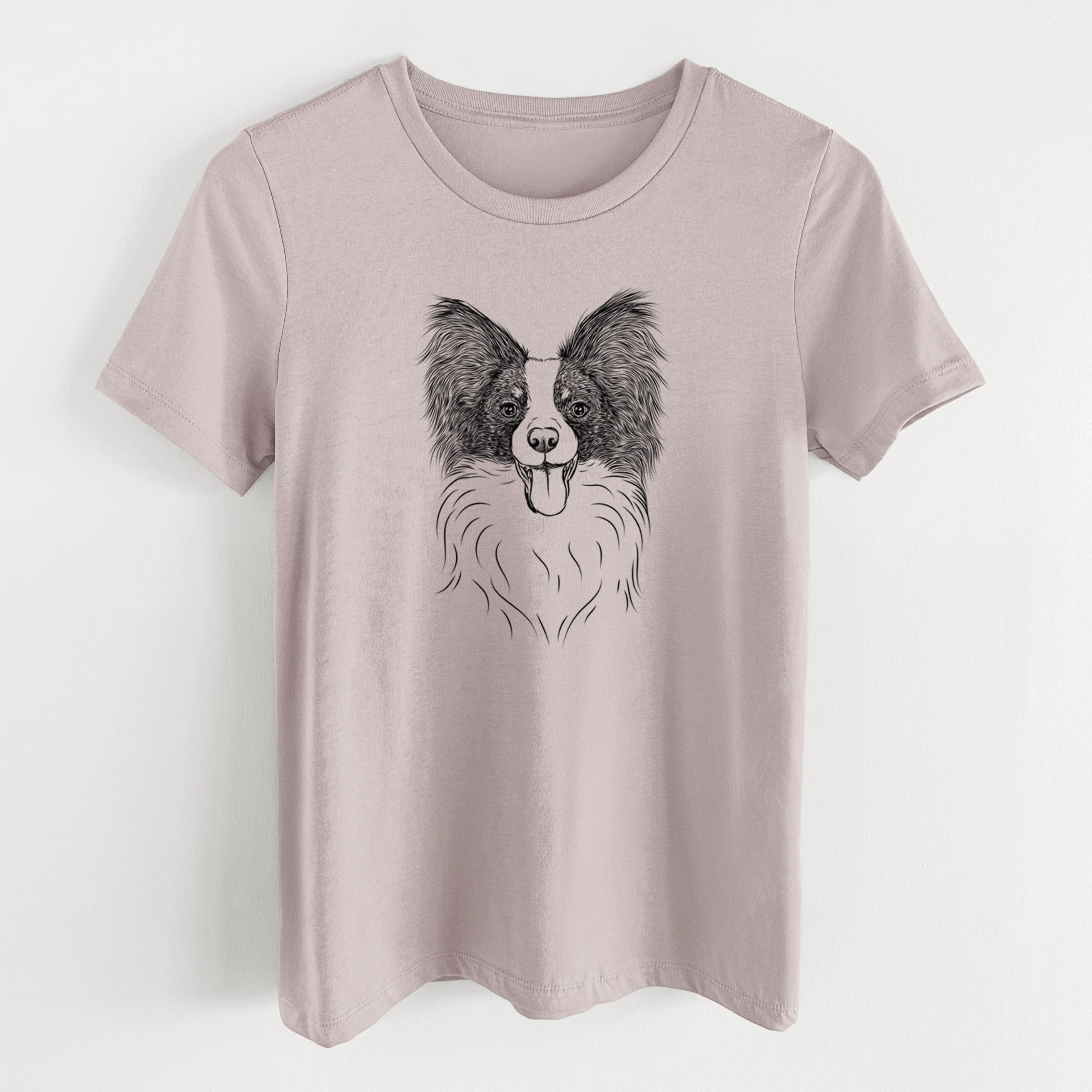 Bare Patrick the Papillon - Women's Lightweight Relaxed Fit 100% Cotton Crewneck - Image 15