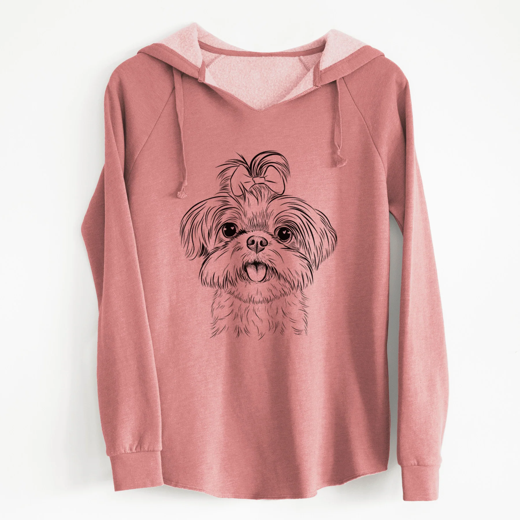 Bare Pebbles the Shorkie - Cali Wave Hooded Sweatshirt - Image 5
