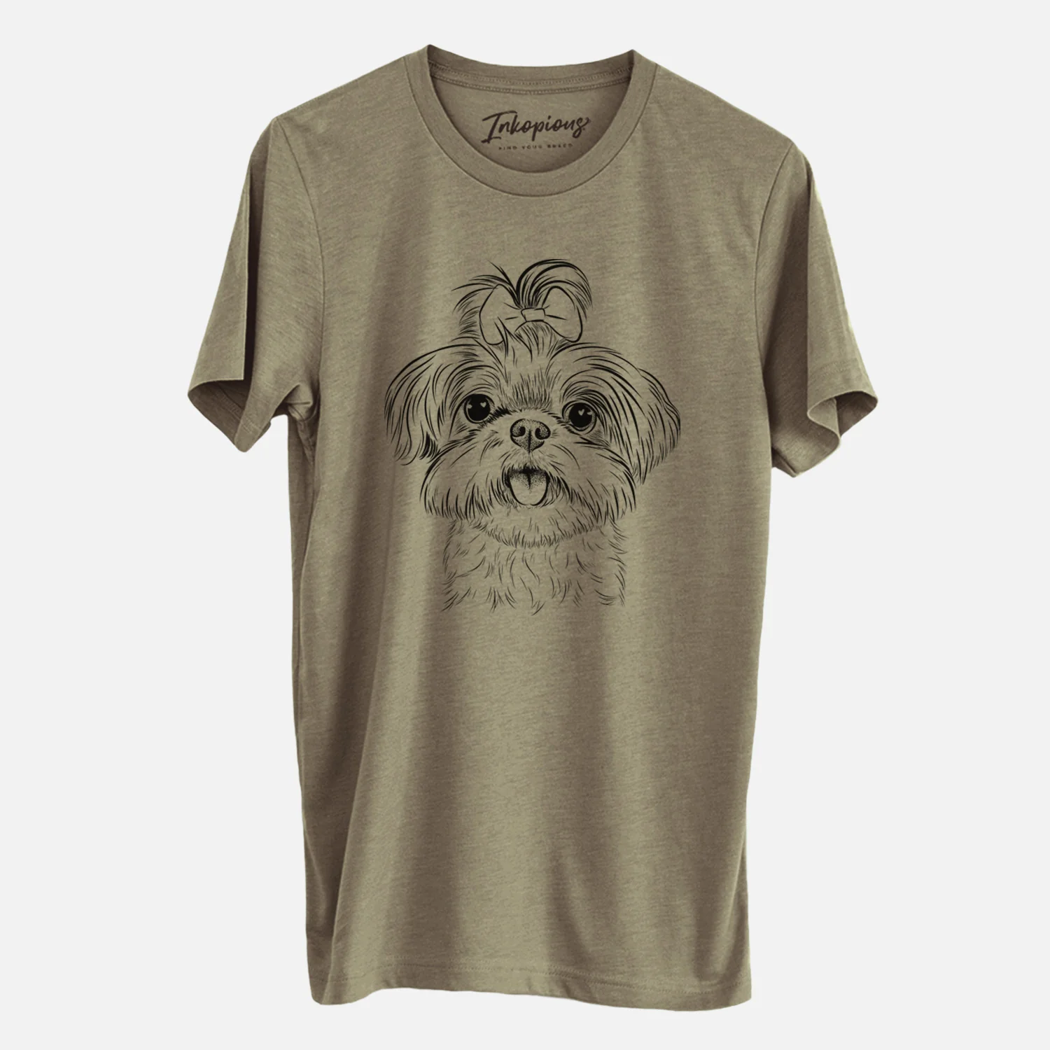 Bare Pebbles the Shorkie - Unisex Crewneck - Image 3