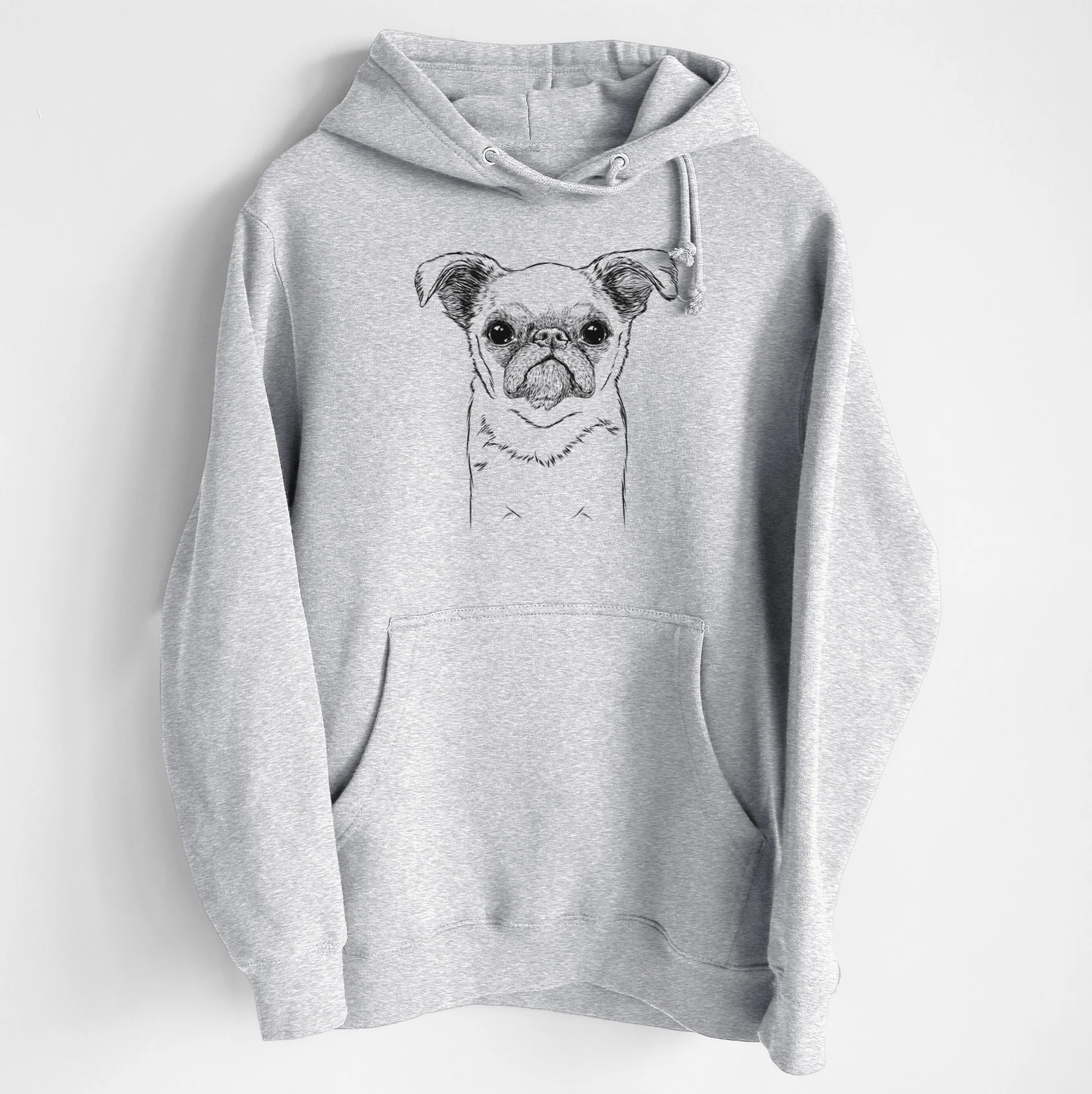 Petit Penny the Brussels Griffon- Heavyweight Fleece Hoodie - Image 6