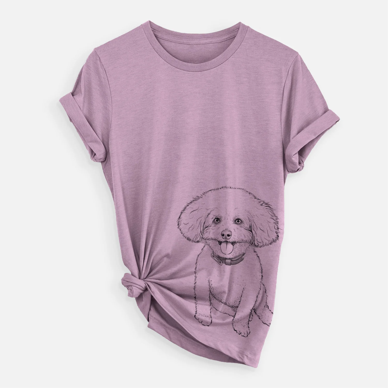 Bare Peyton the Bichon Frise - Unisex Crewneck - Image 15