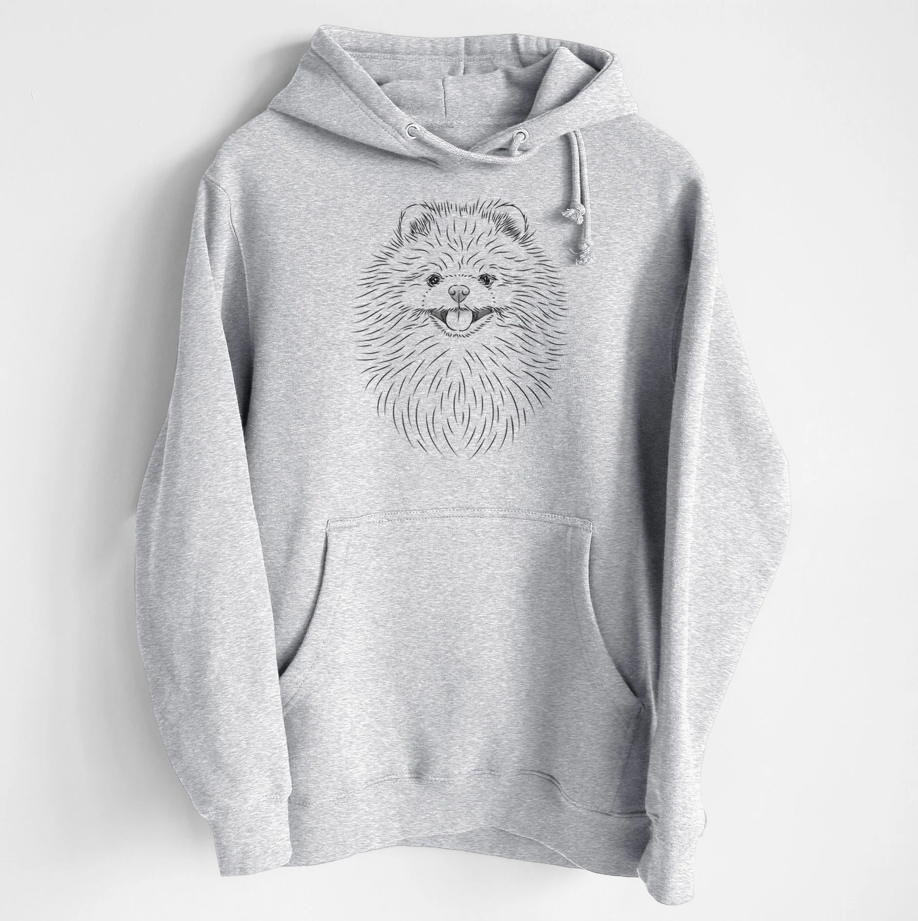 Pirro the Pomeranian- Heavyweight Fleece Hoodie - Image 6