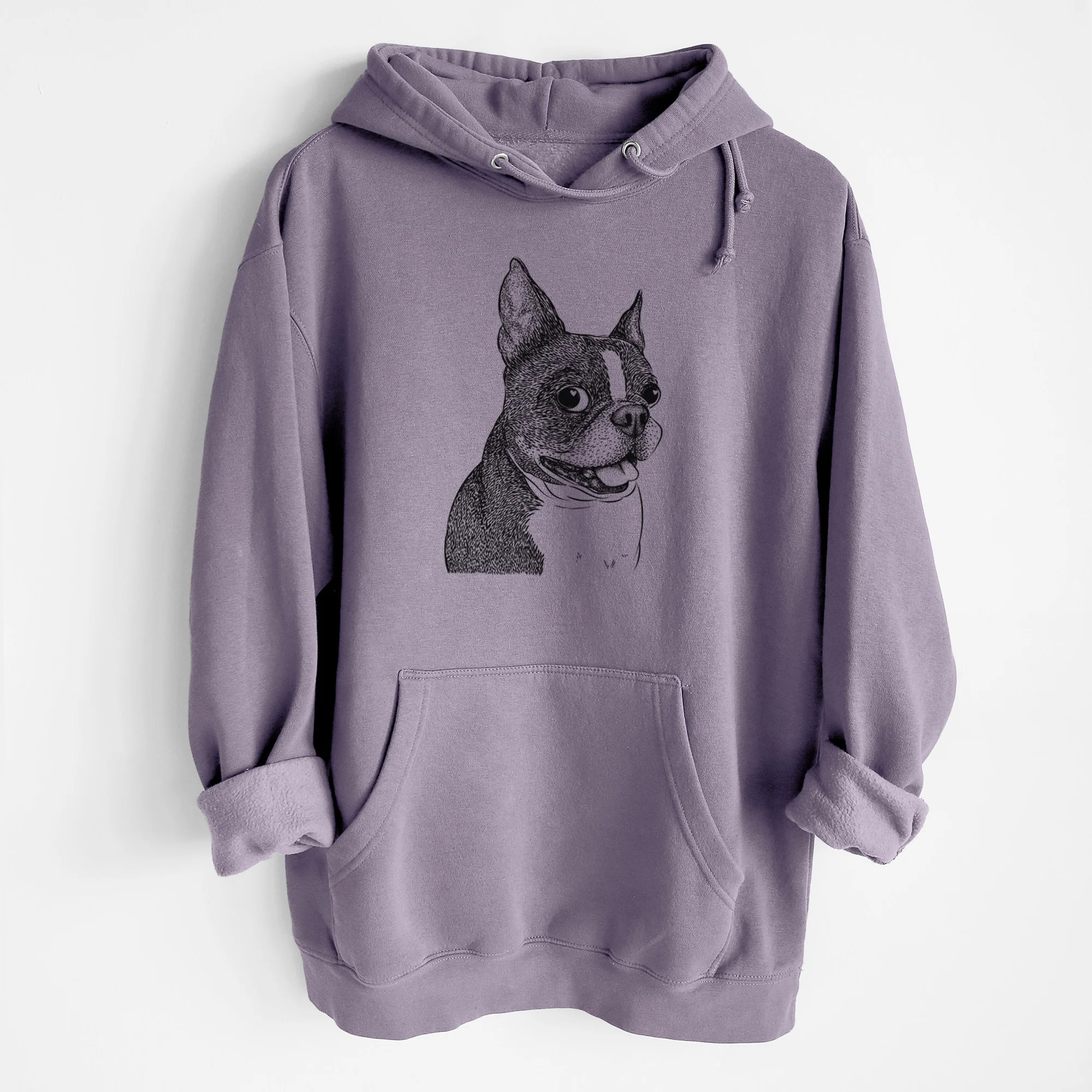 Ralphie the Boston Terrier- Heavyweight Fleece Hoodie - Image 8