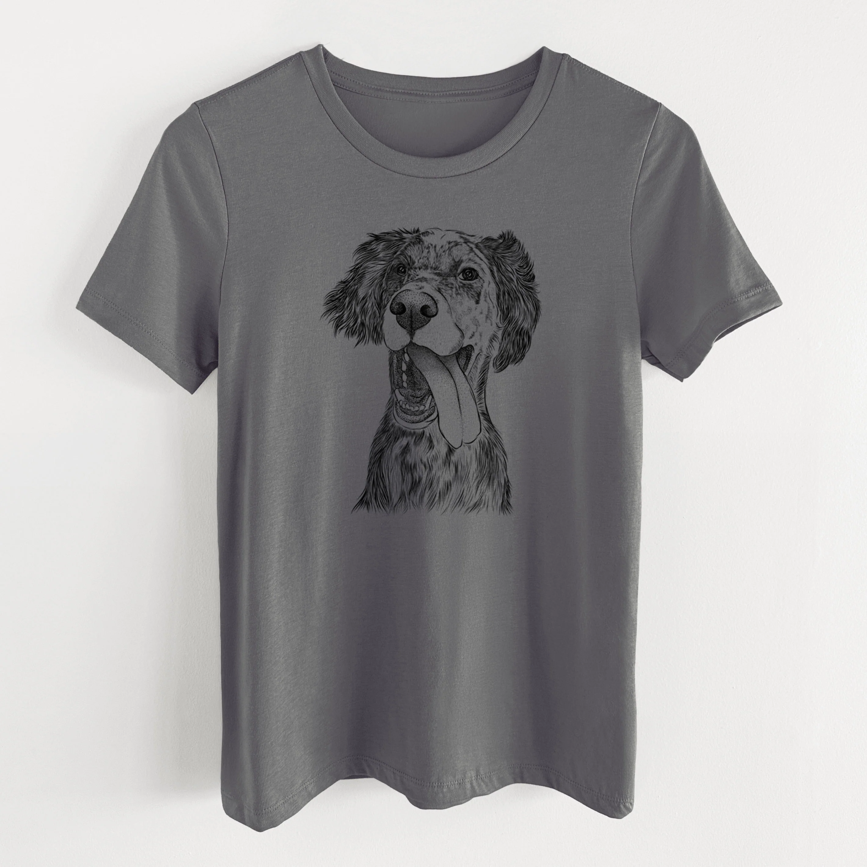 Bare Renly the English Setter - Women's Lightweight Relaxed Fit 100% Cotton Crewneck - Image 16