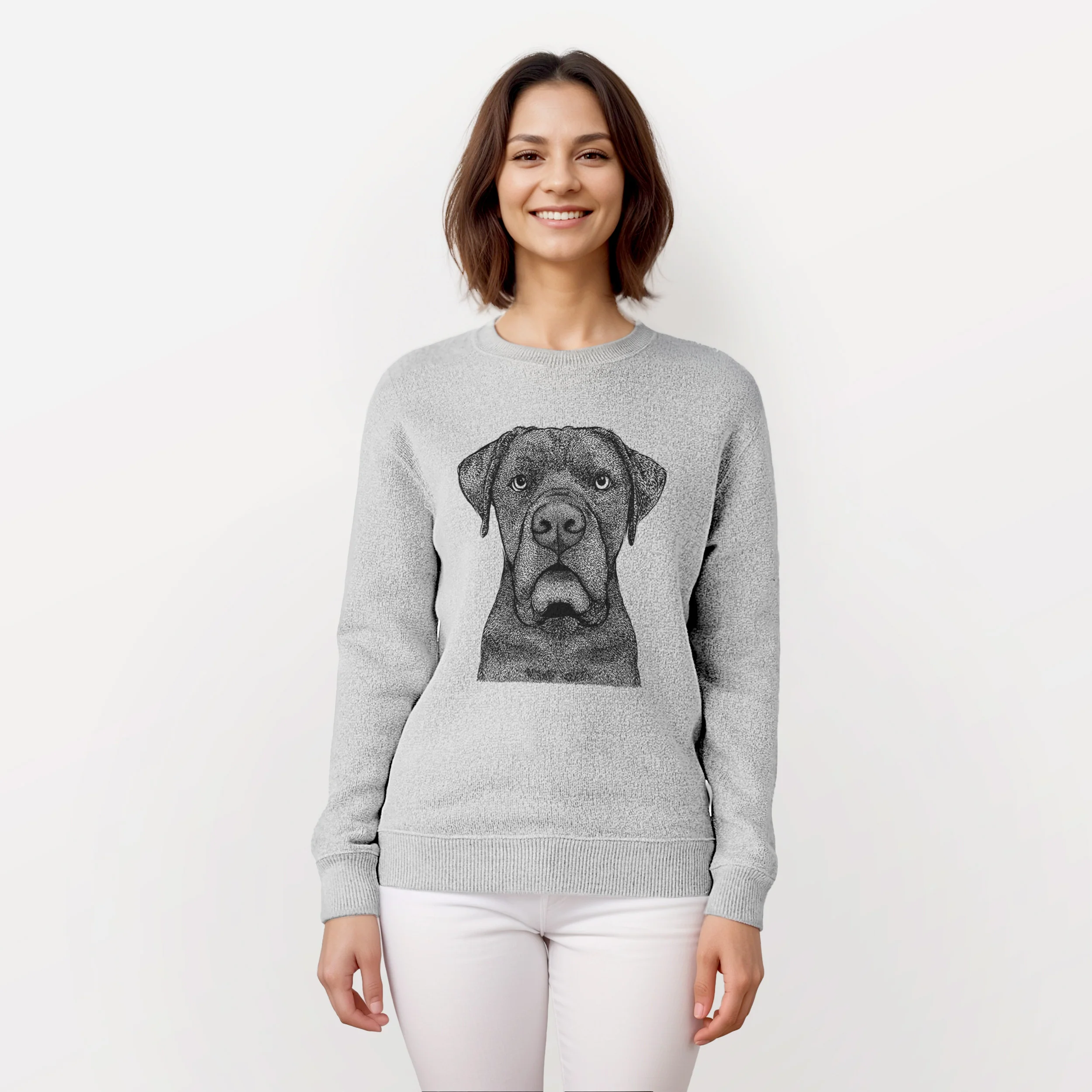 Rocco the Cane Corso - Knit Sweatshirt - Image 2