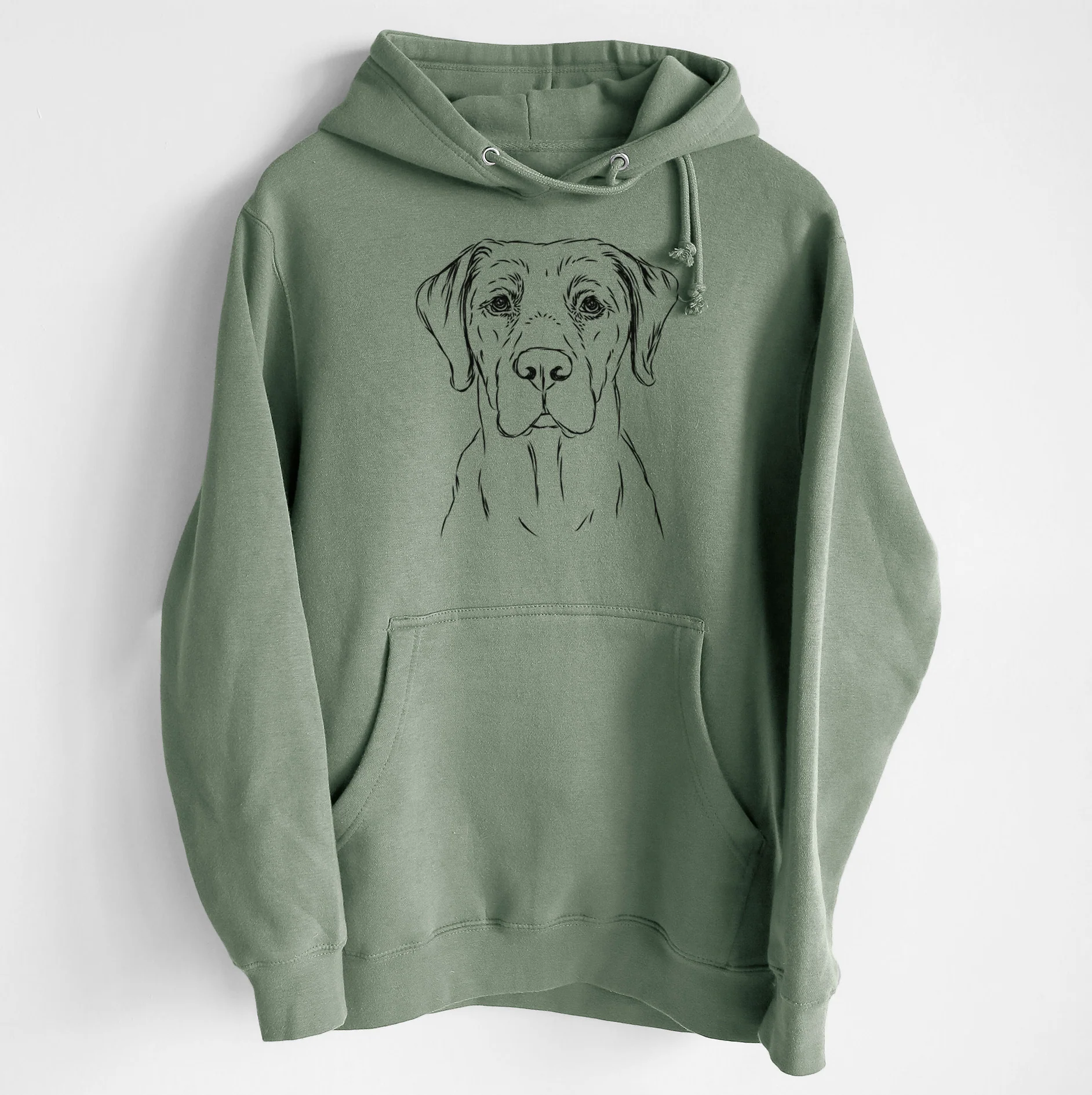 Rowdy the Labrador Retriever- Heavyweight Fleece Hoodie - Image 7