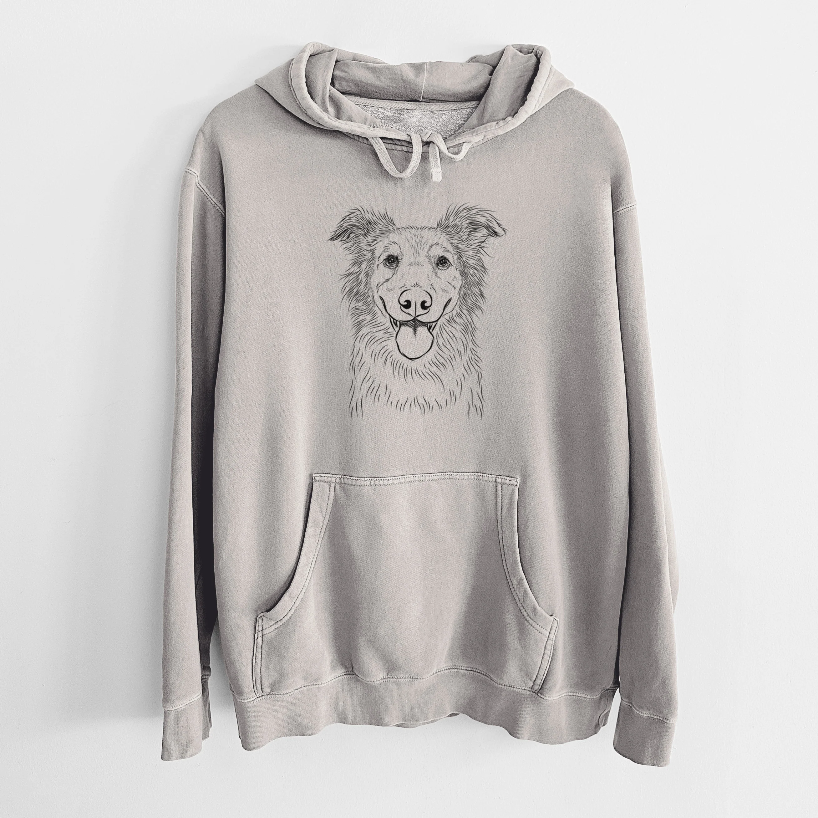 Bare Ruxtin the Mixed Breed - Unisex Pigment Dyed Hoodie - Image 5