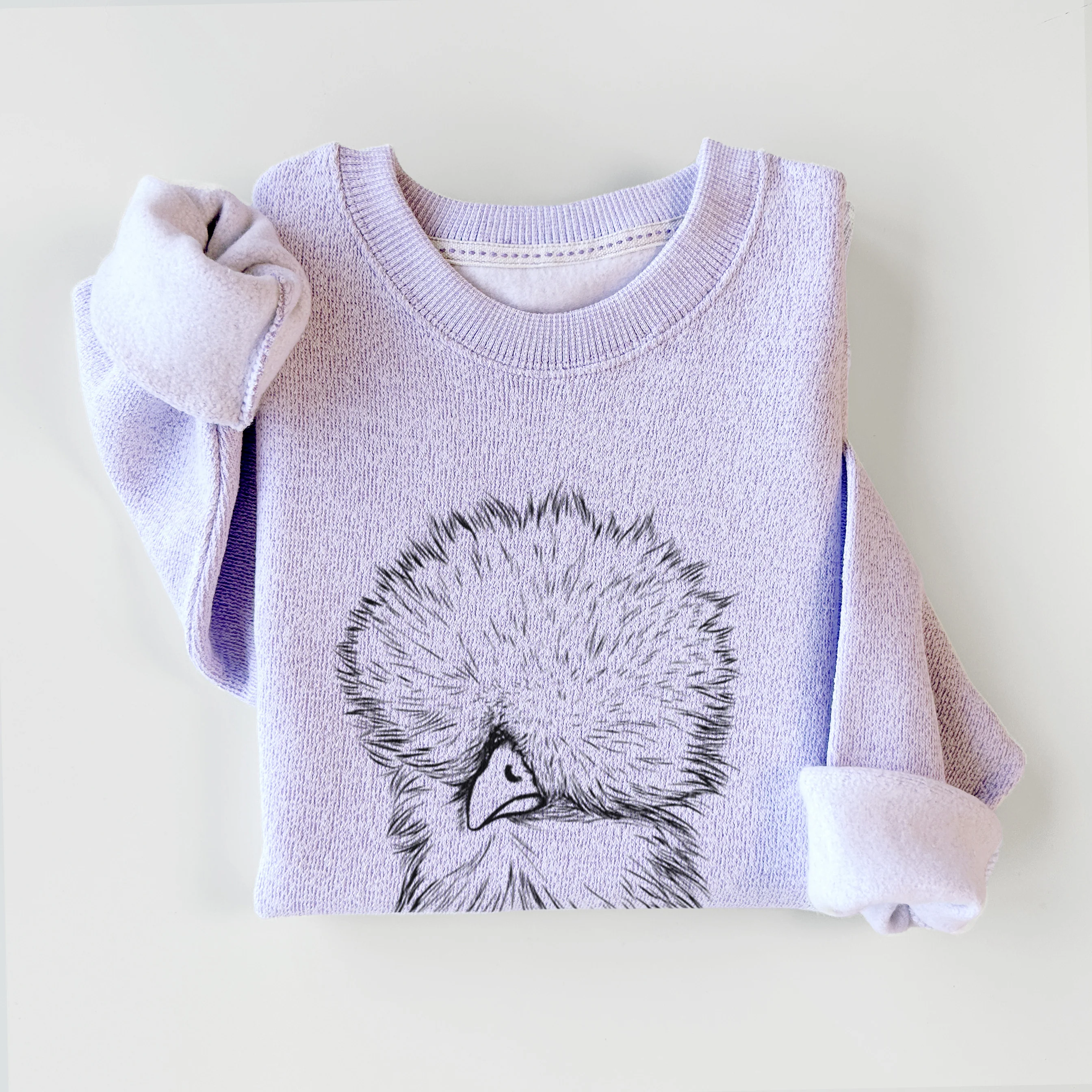 Sally the Silkie Chicken - Knit Sweatshirt - Image 7
