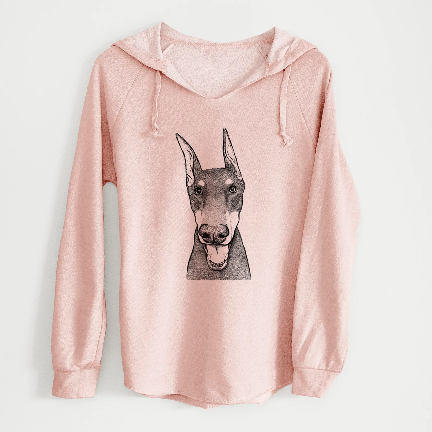 Bare Sir Duke the Doberman Pinscher - Cali Wave Hooded Sweatshirt - Image 4