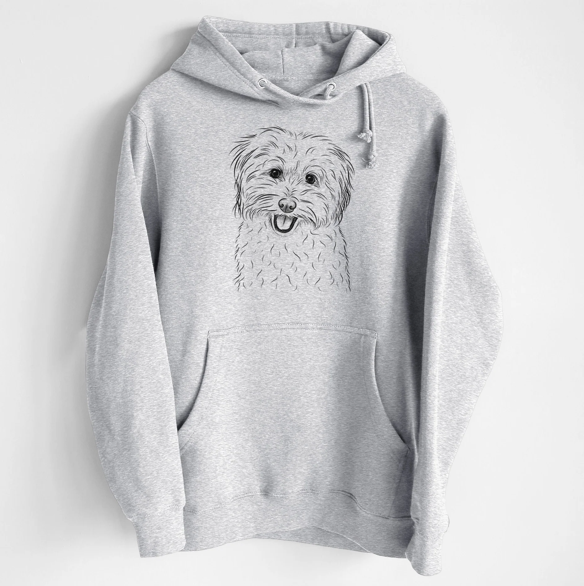 Sophie Quinn the Havanese- Heavyweight Fleece Hoodie - Image 6