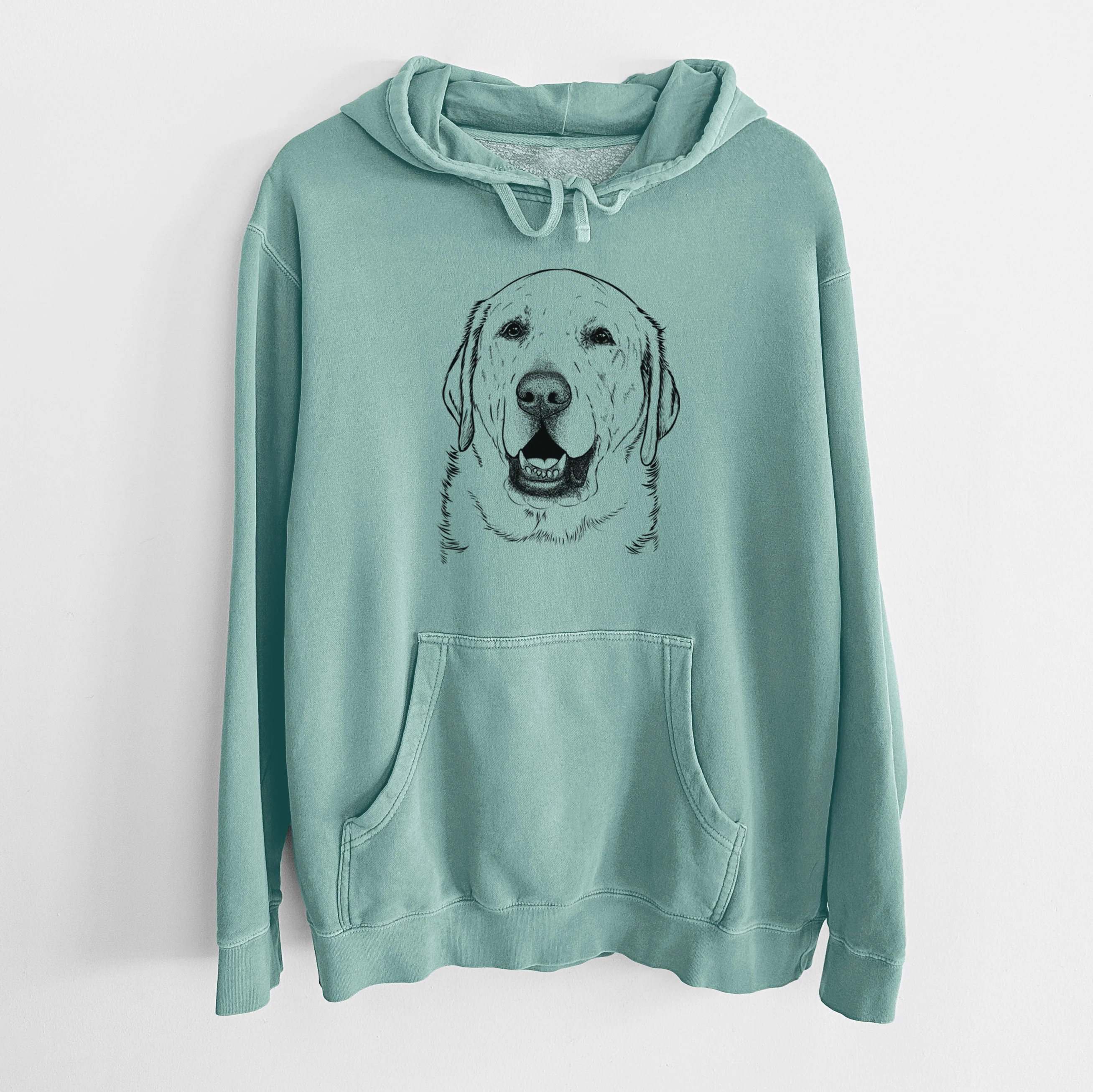Bare Sparks the Labrador Retriever - Unisex Pigment Dyed Hoodie - Image 10