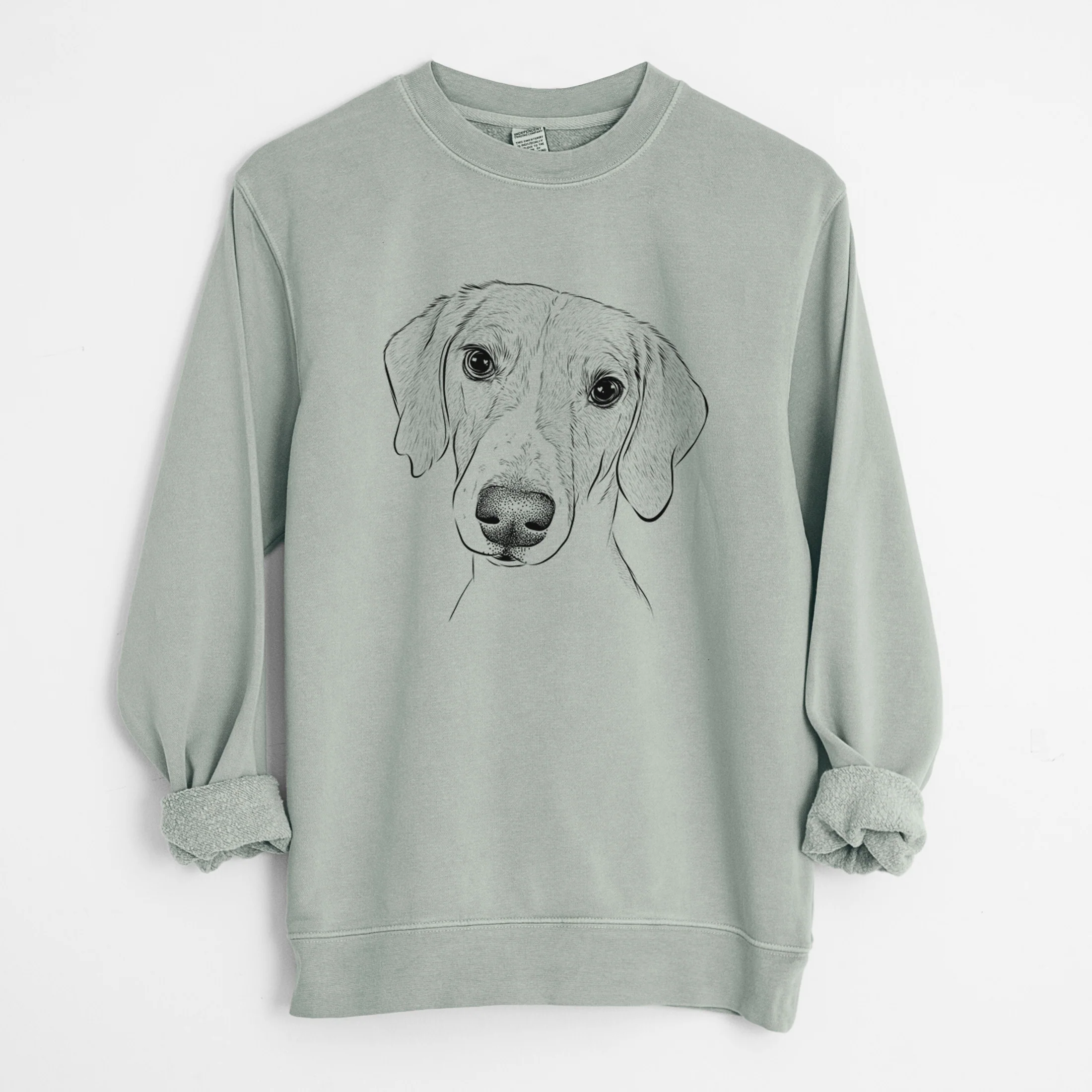 Bare Stanley the Foxhound - Unisex Pigment Dyed Crew Sweatshirt - Image 7