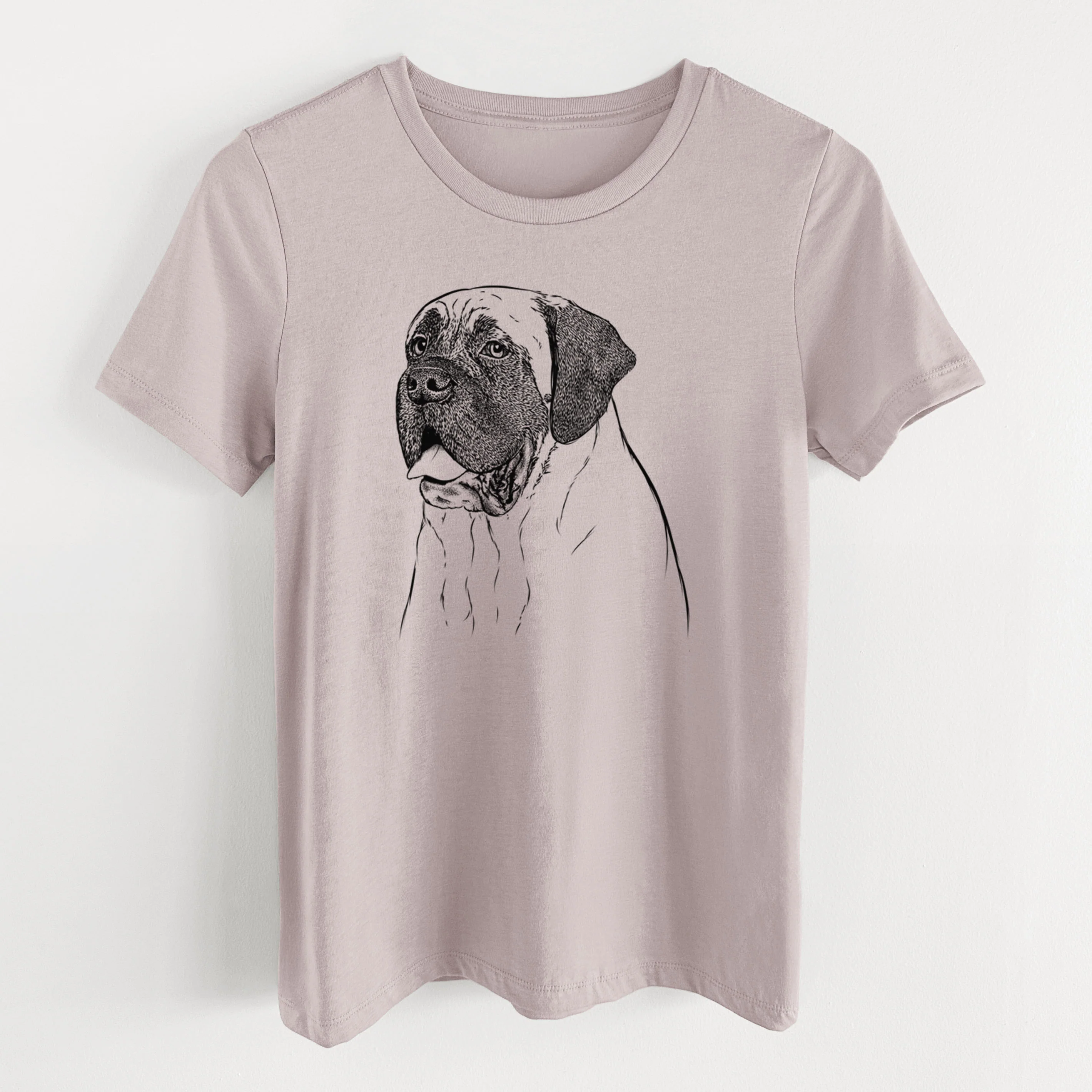 Bare Sterling the English Mastiff - Women's Lightweight Relaxed Fit 100% Cotton Crewneck - Image 15