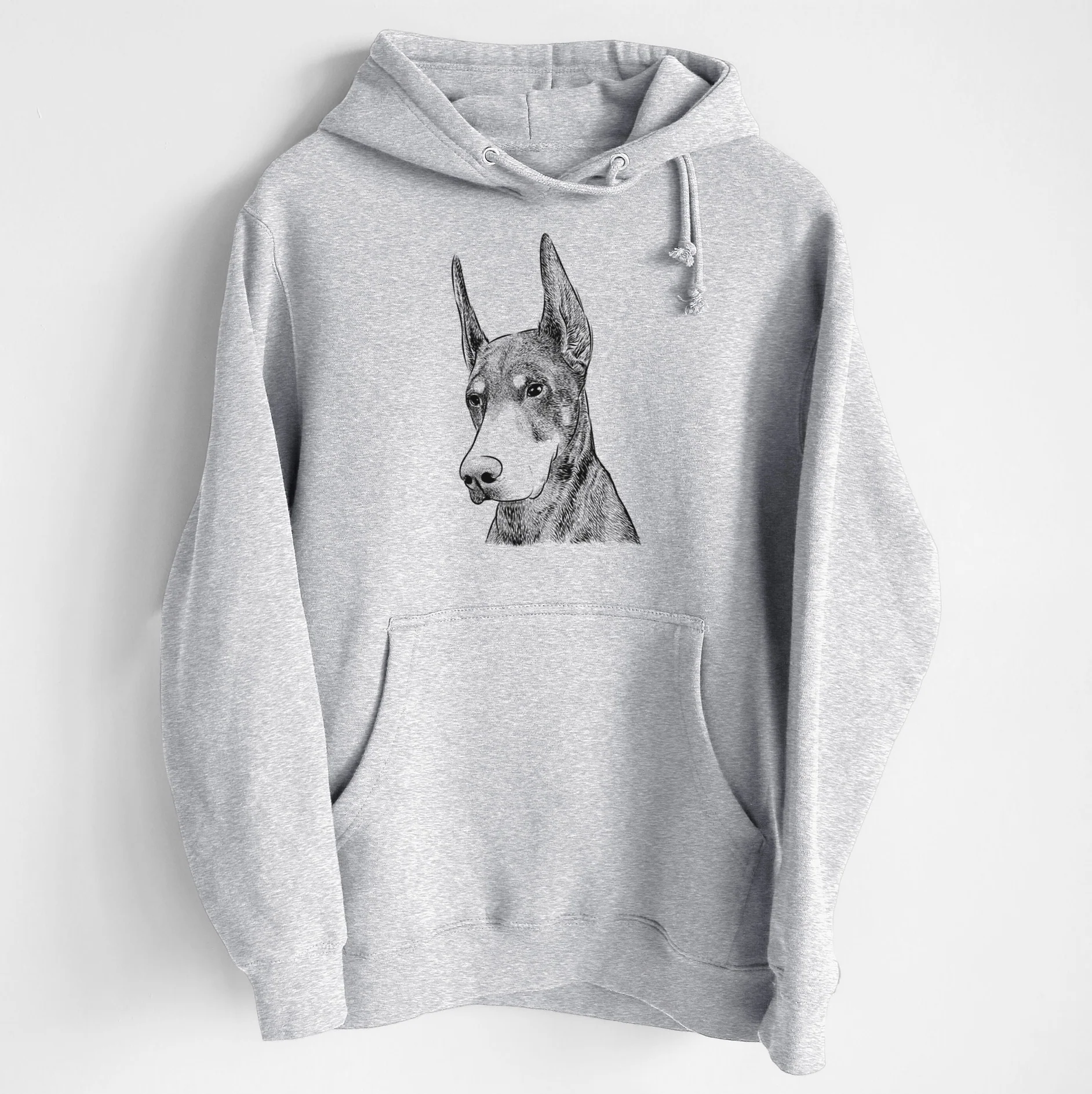 Sunny the Doberman Pinscher- Heavyweight Fleece Hoodie - Image 6