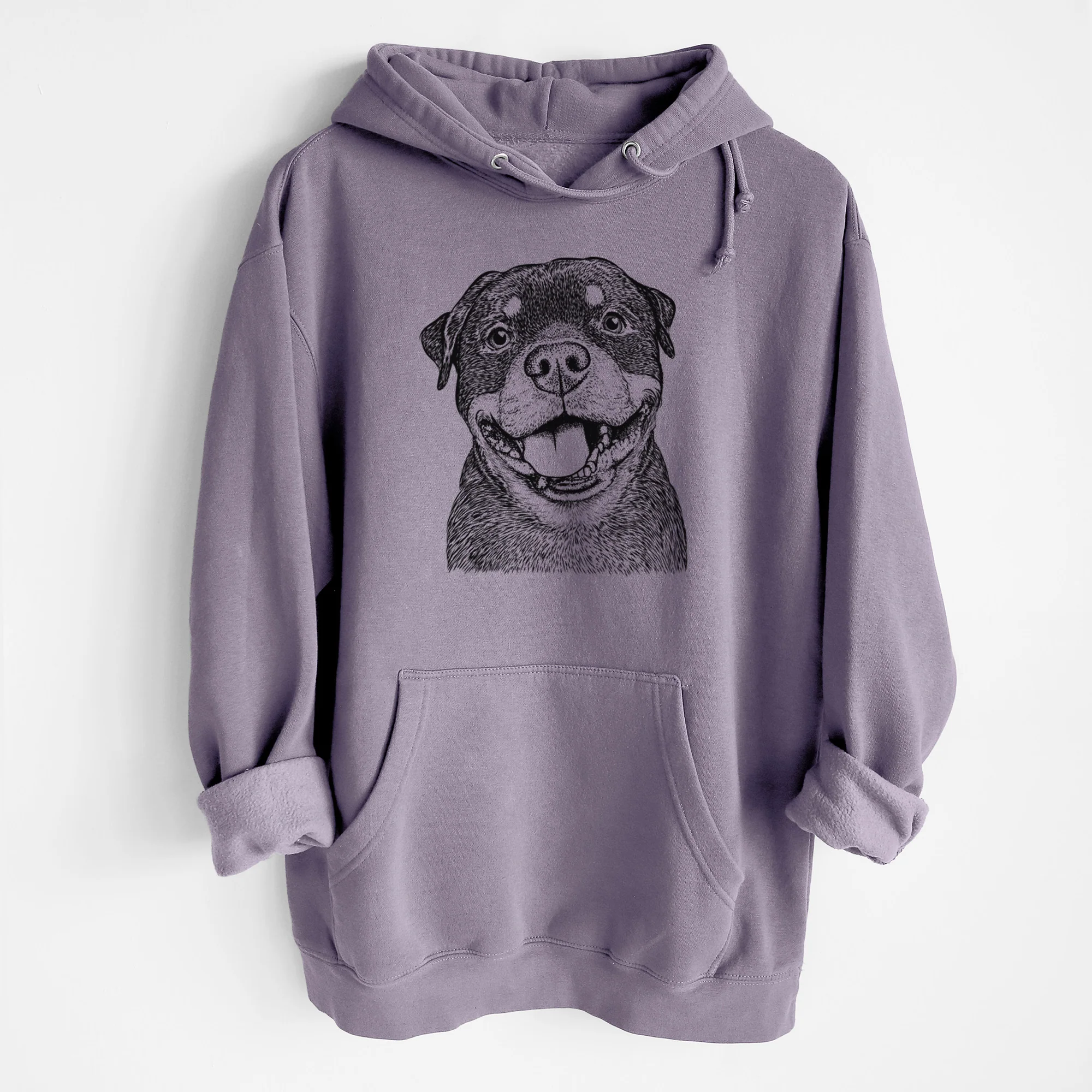 Talos the Rottweiler- Heavyweight Fleece Hoodie - Image 8