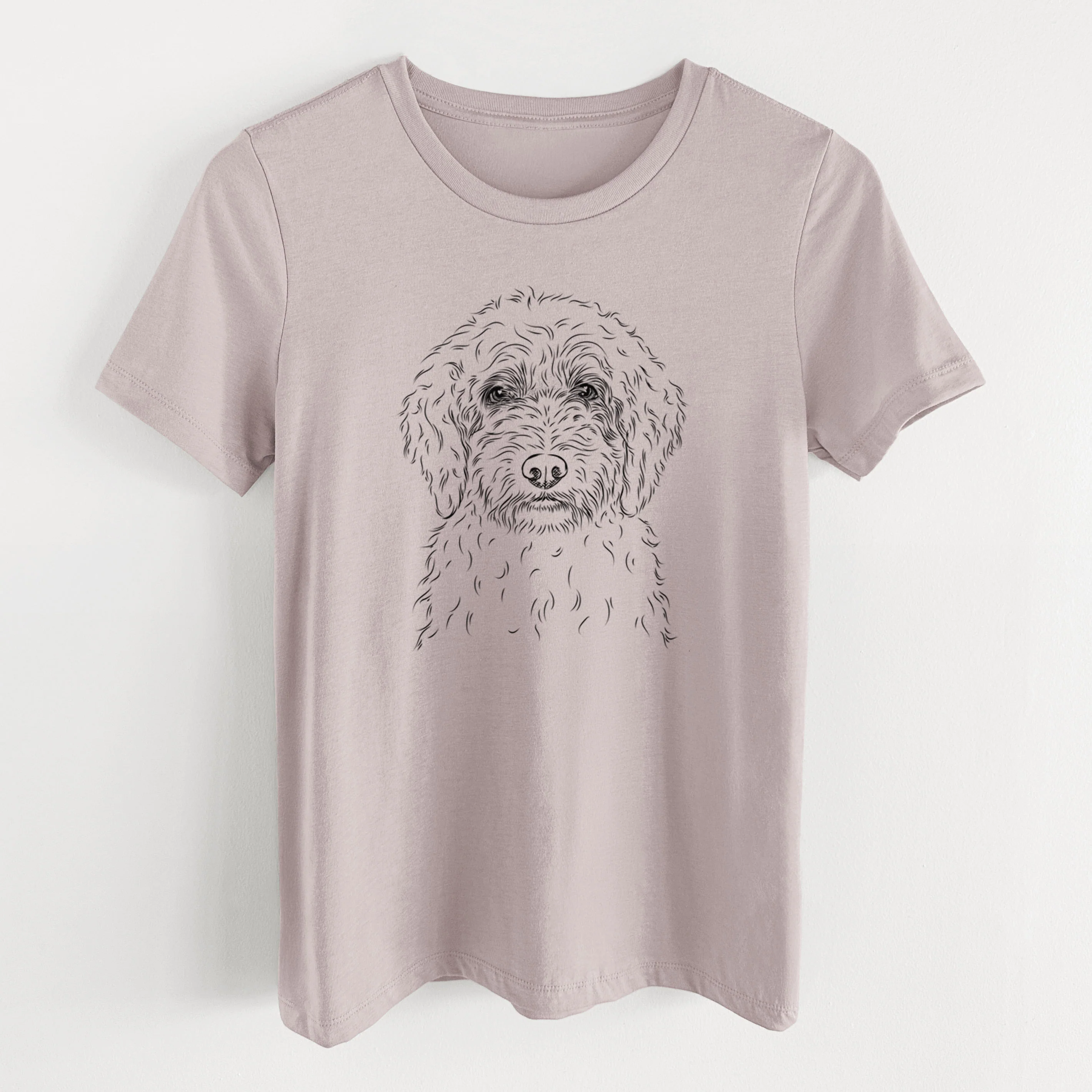 Bare Teddy the Labradoodle - Women's Lightweight Relaxed Fit 100% Cotton Crewneck - Image 15