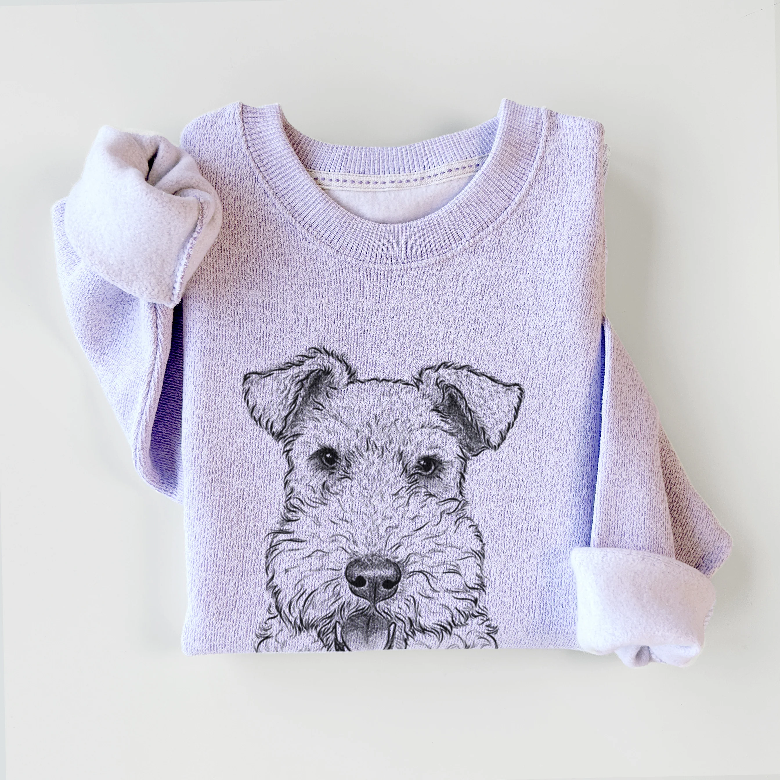 Ted the Wire Fox Terrier - Knit Sweatshirt - Image 7