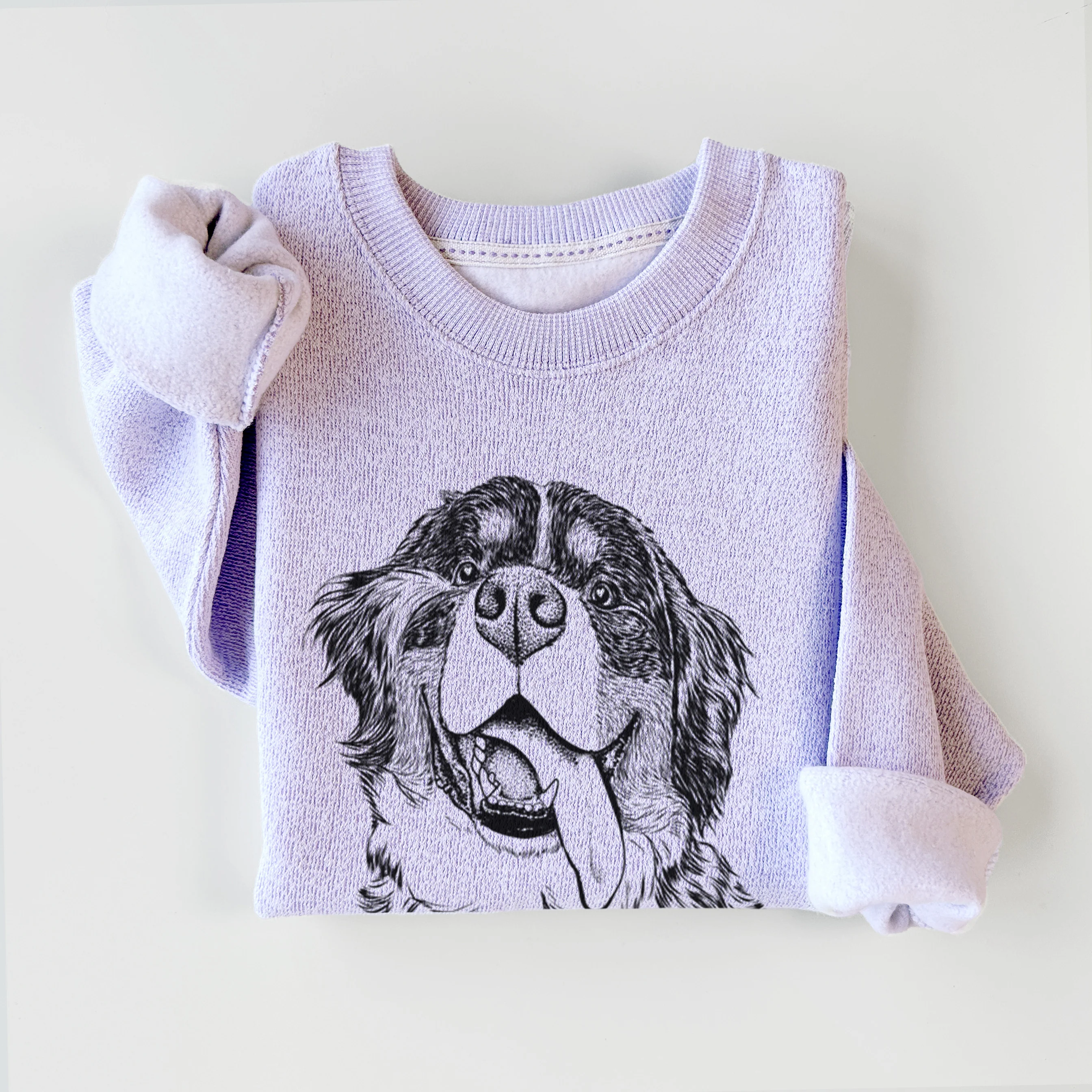 Theo the Bernese Mountain Dog - Knit Sweatshirt - Image 7
