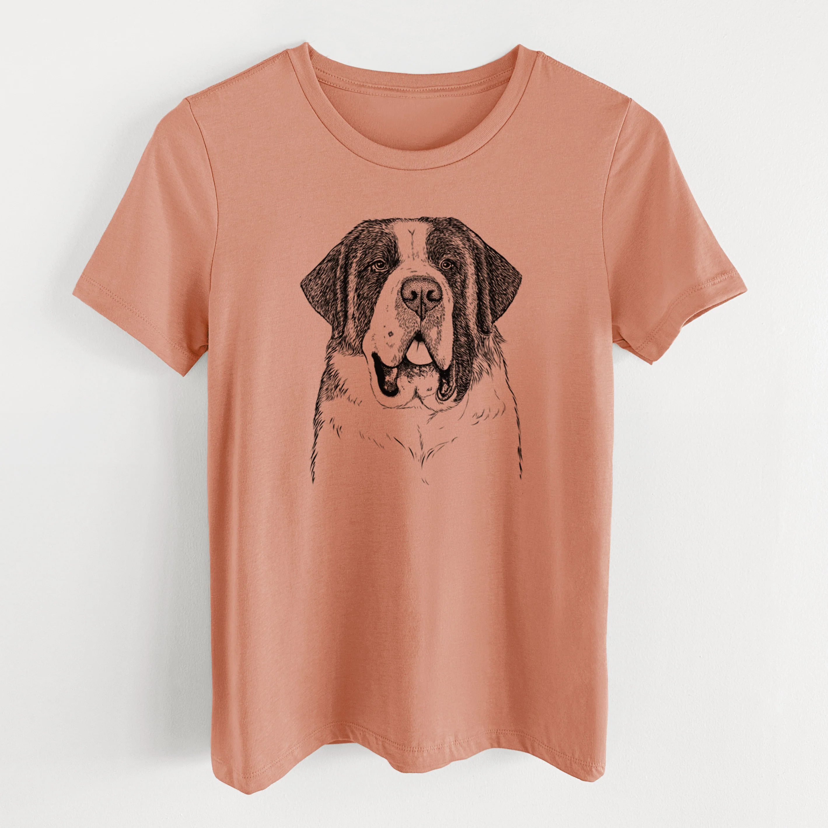 Bare Thor the Saint Bernard - Women's Lightweight Relaxed Fit 100% Cotton Crewneck - Image 13