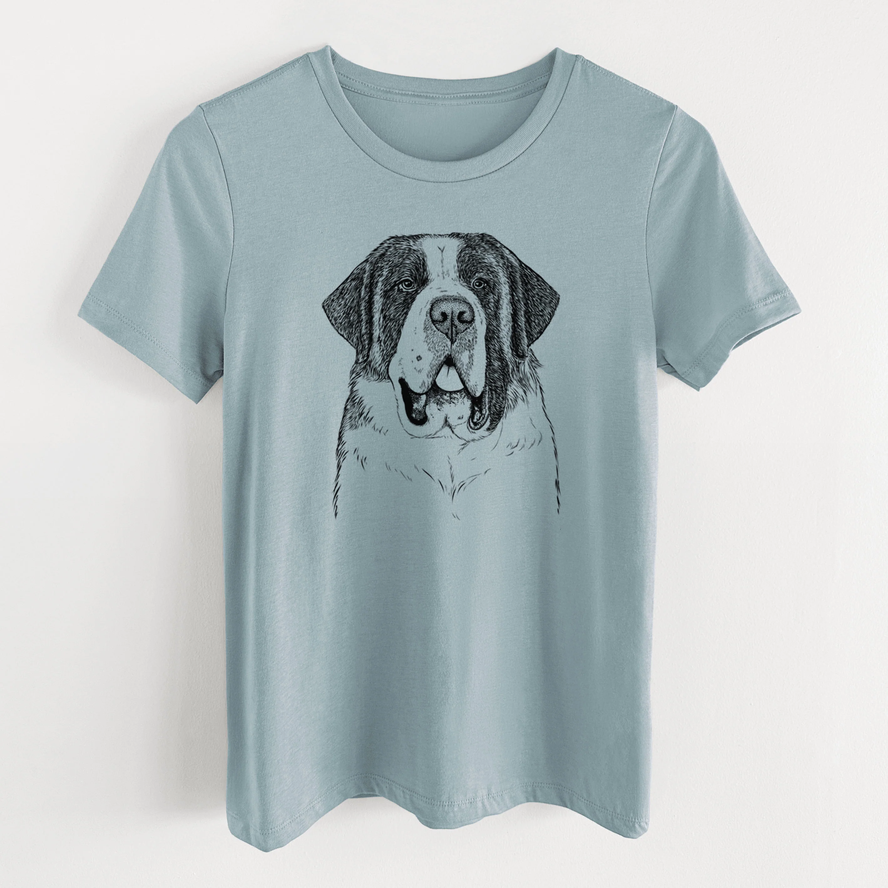 Bare Thor the Saint Bernard - Women's Lightweight Relaxed Fit 100% Cotton Crewneck - Image 9