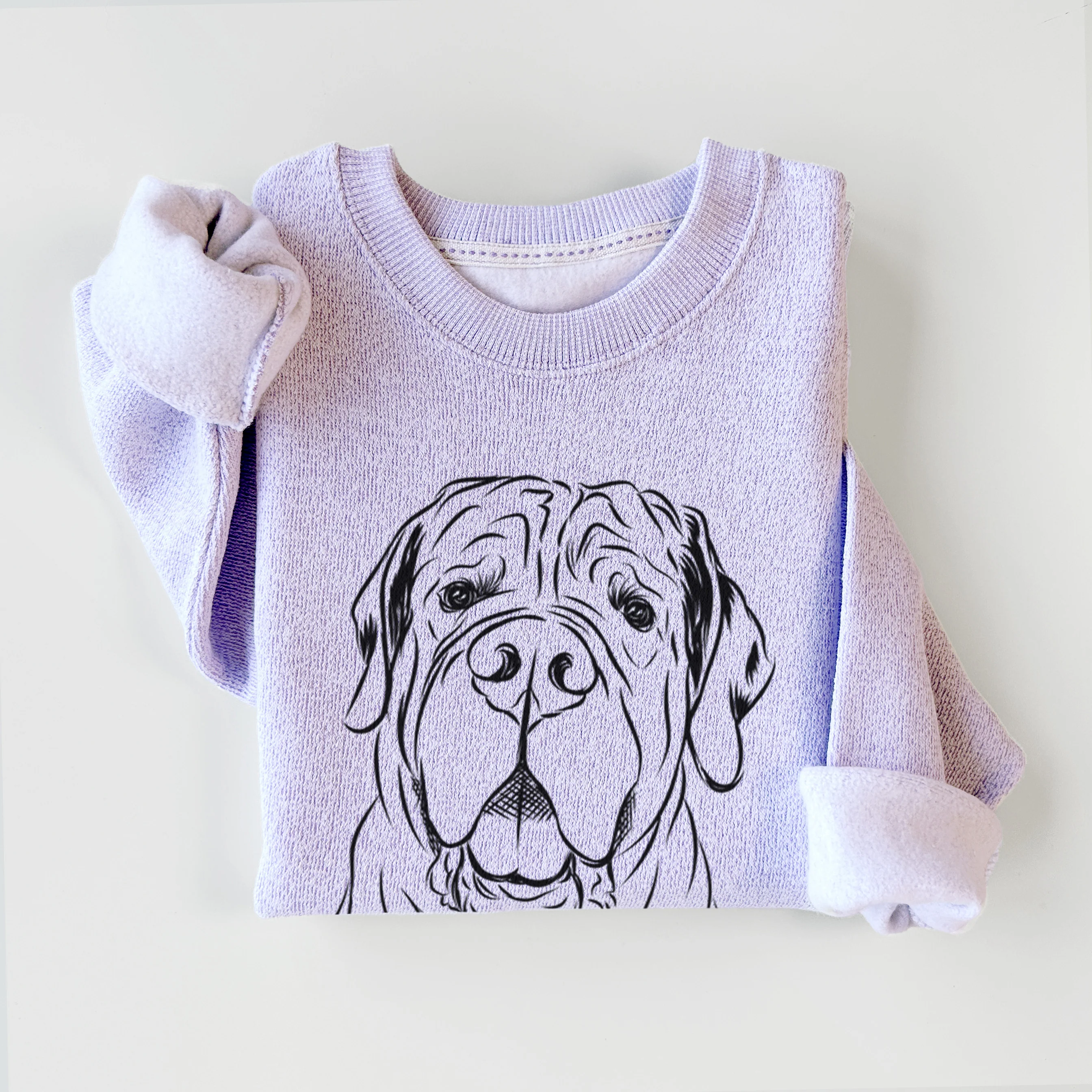 Tufton the English Mastiff - Knit Sweatshirt - Image 7