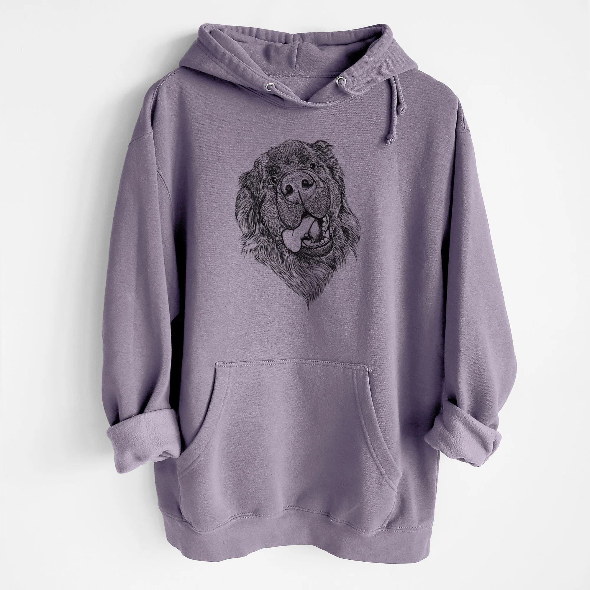 Tuna the Newfoundland- Heavyweight Fleece Hoodie - Image 8