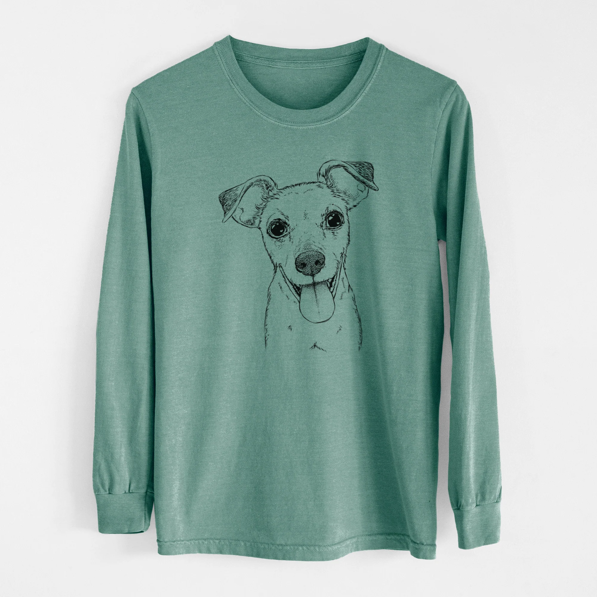 Bare Tyler the Mixed Breed - Men's Heavyweight 100% Cotton Long Sleeve - Image 12
