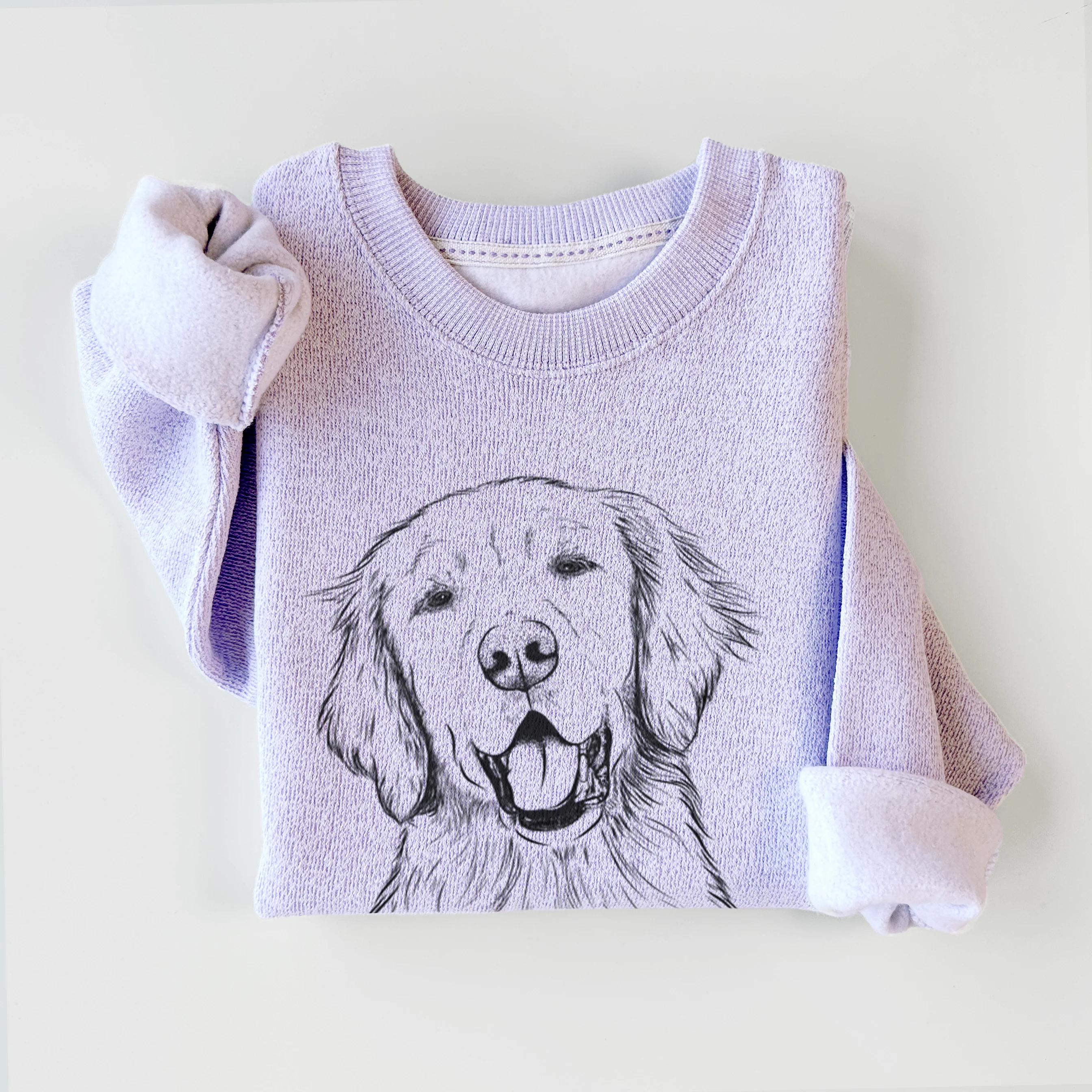 Wallace the Golden Retriever - Knit Sweatshirt - Image 7
