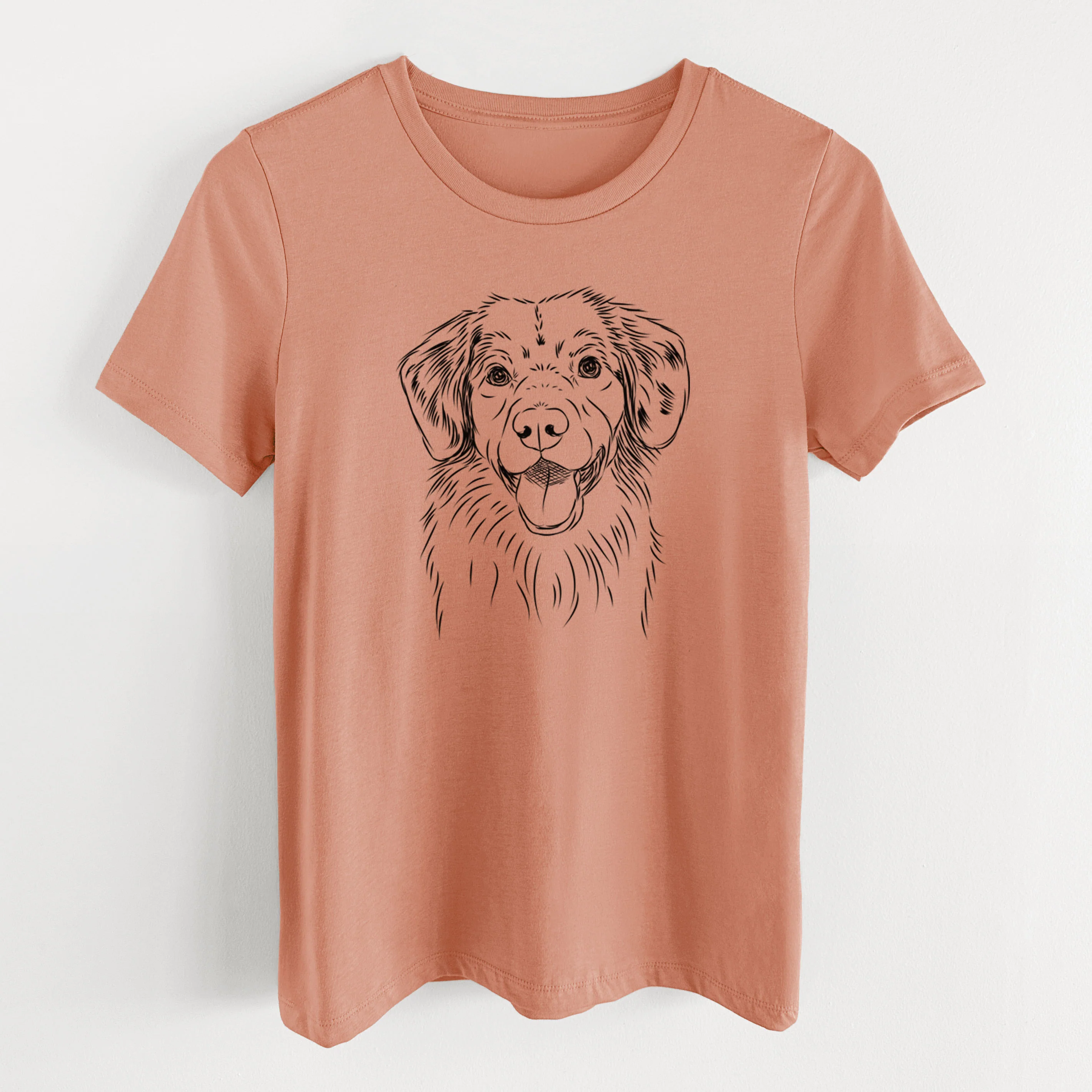 Bare Weston the Nova Scotia Duck Tolling Retriever - Women's Lightweight Relaxed Fit 100% Cotton Crewneck - Image 13
