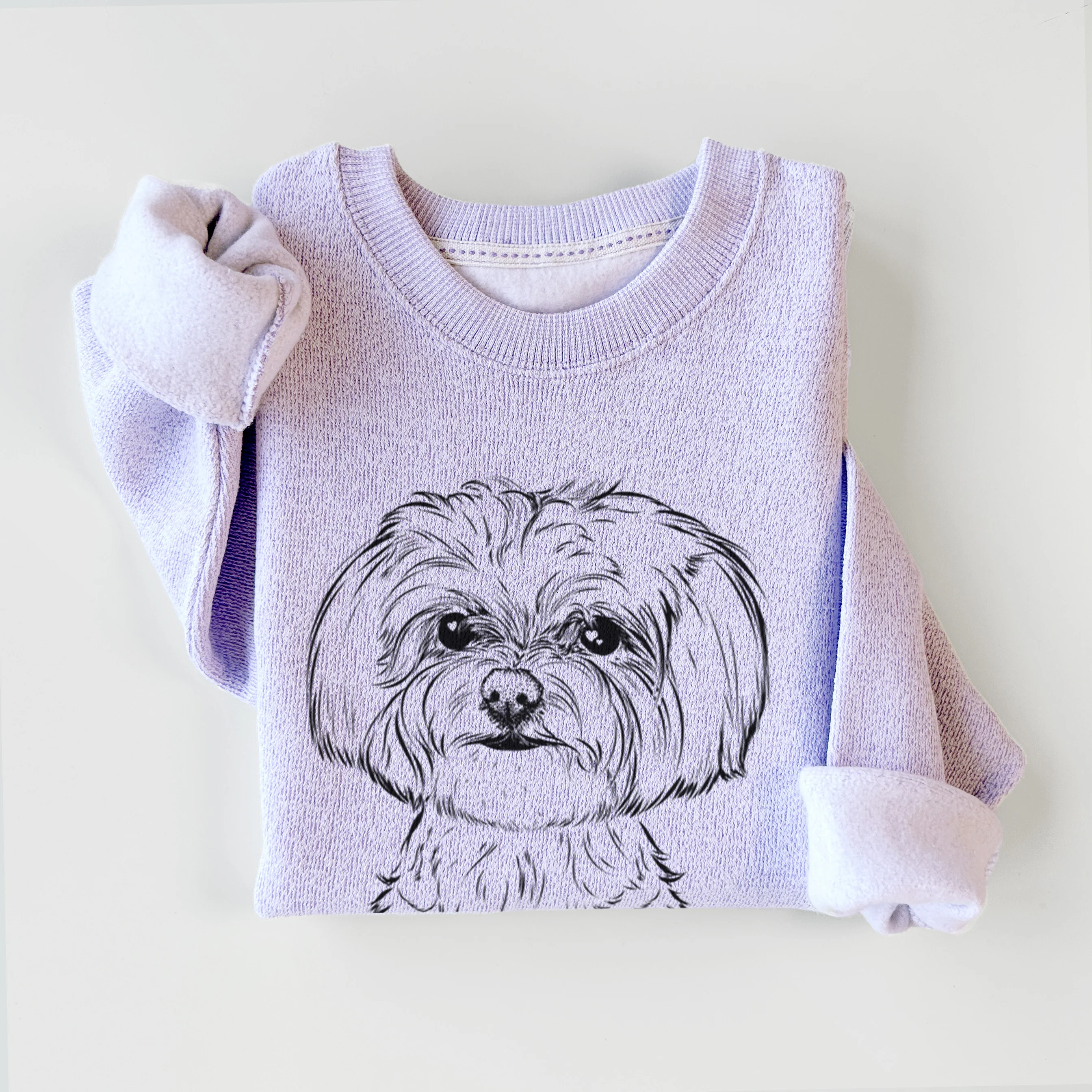 Willow the Maltese - Knit Sweatshirt - Image 7