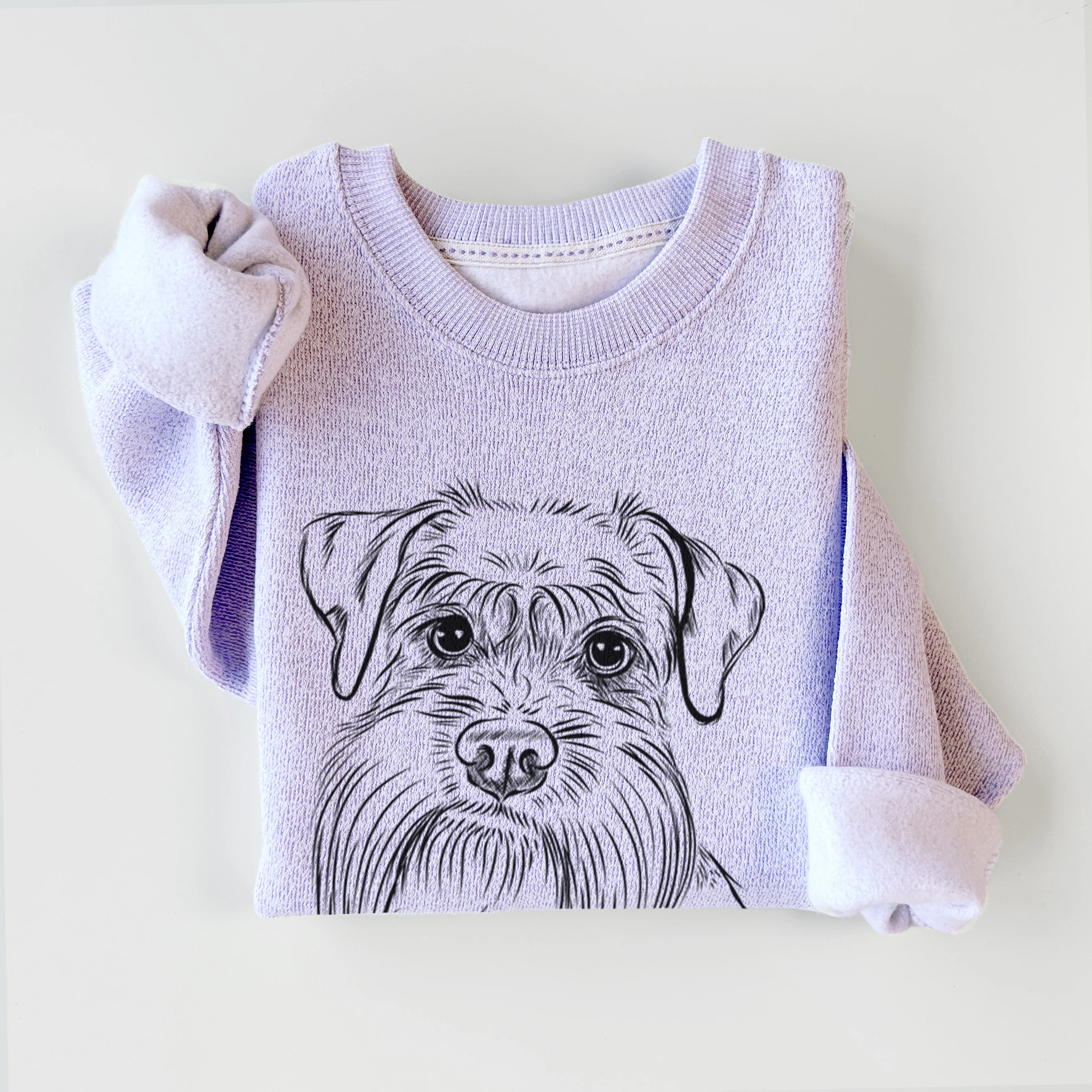 Wrigley the Schnauzer - Knit Sweatshirt - Image 7