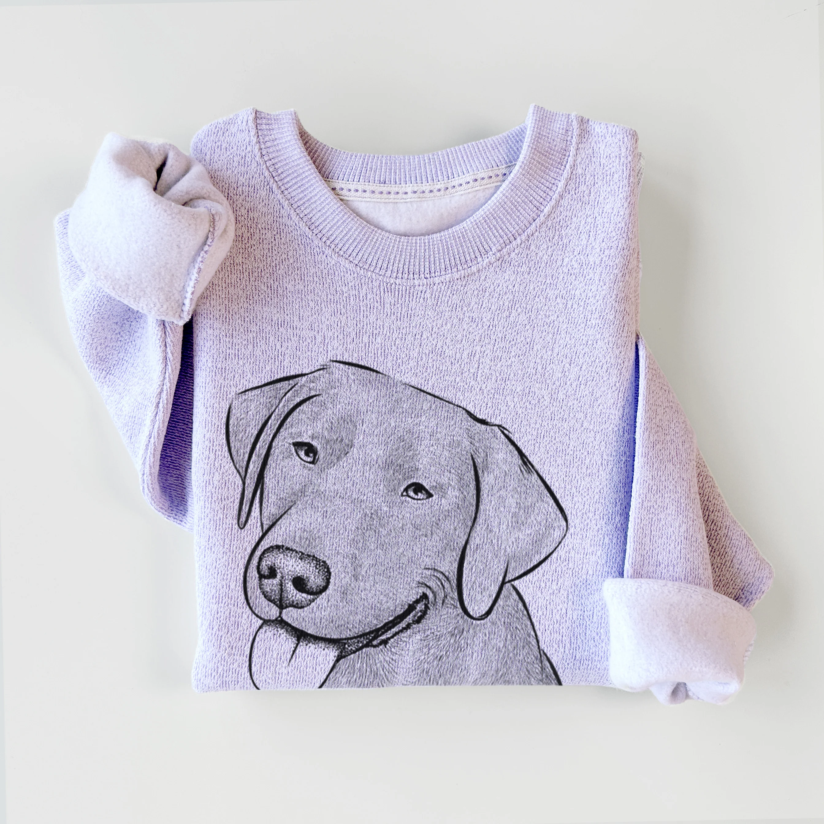 Zeppelin the Black Labrador - Knit Sweatshirt - Image 7