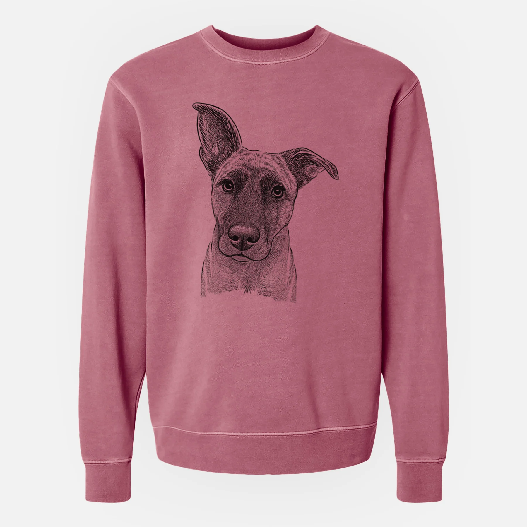 Bare Zoey the Mixed Breed - Unisex Pigment Dyed Crew Sweatshirt - Image 10