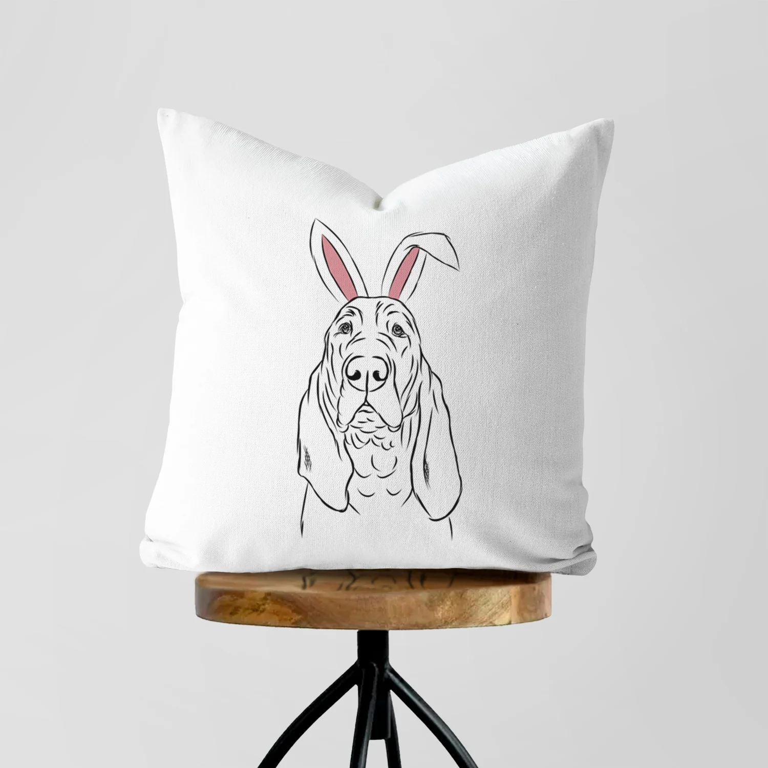 Baron the Bloodhound - Throw Pillow Cover - Image 5