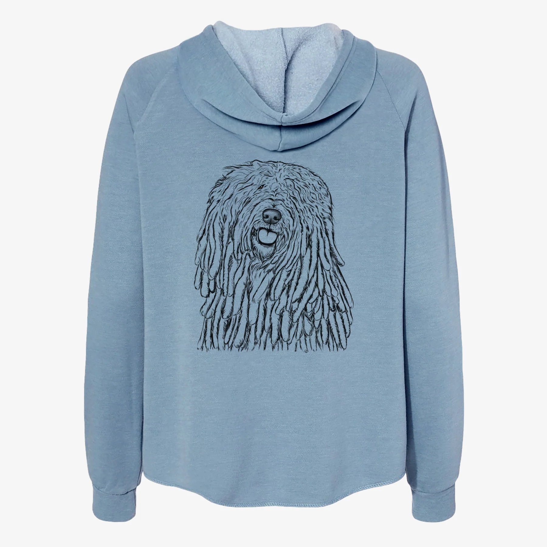 Barry the Komondor - Women's Cali Wave Zip-Up Sweatshirt - Image 6