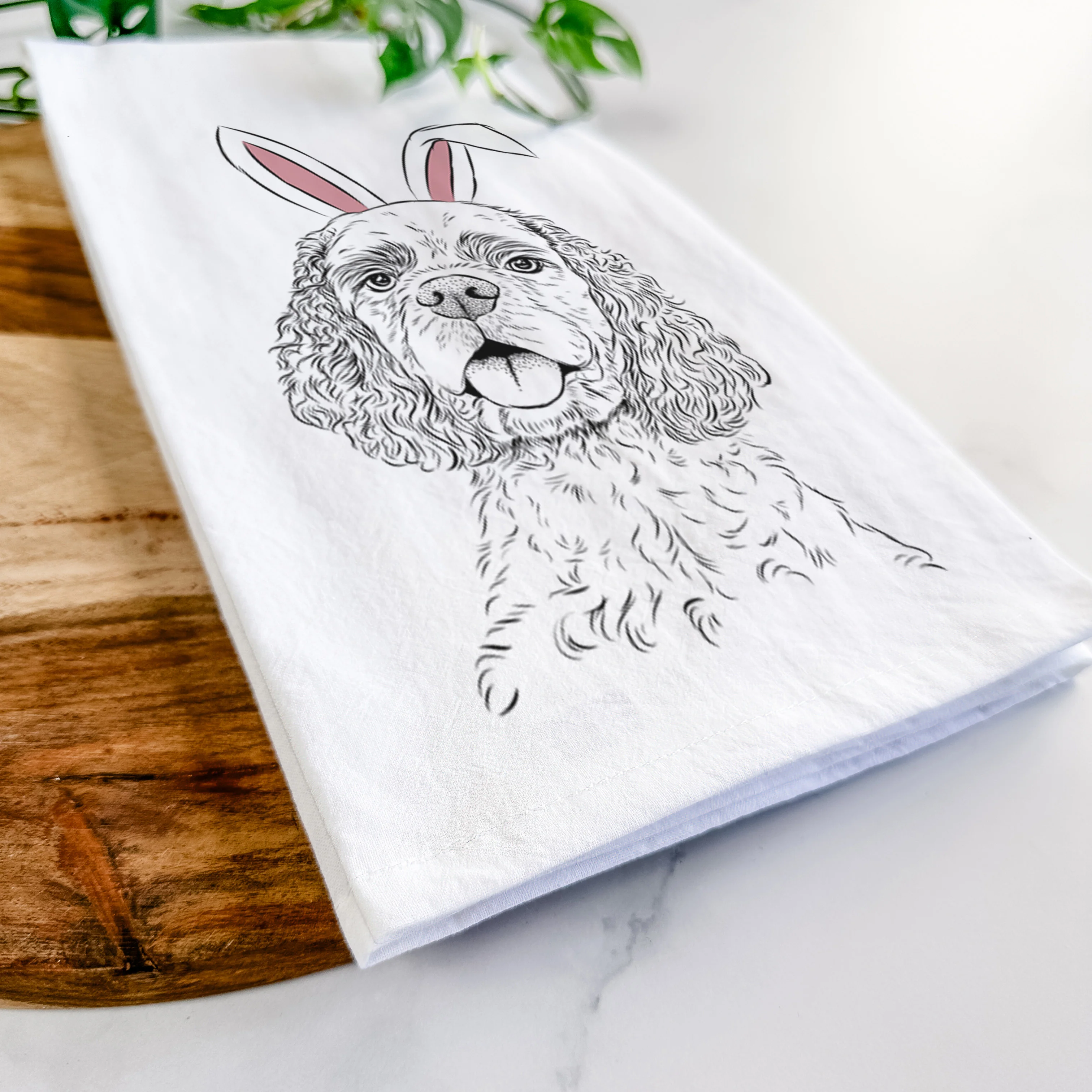Baxter the American Cocker Spaniel Tea Towel - Image 14