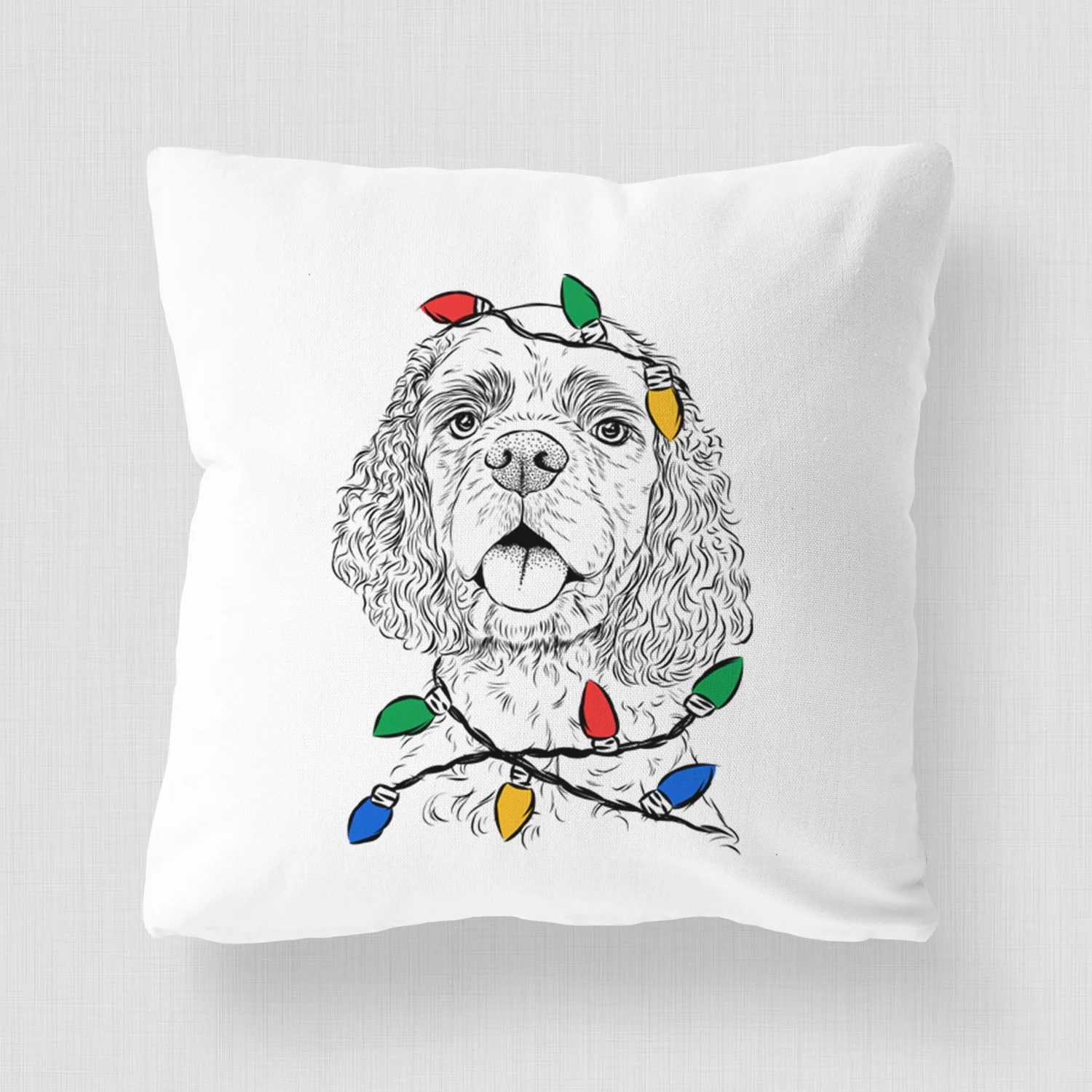 Baxter the American Cocker Spaniel - Throw Pillow Cover - Image 4