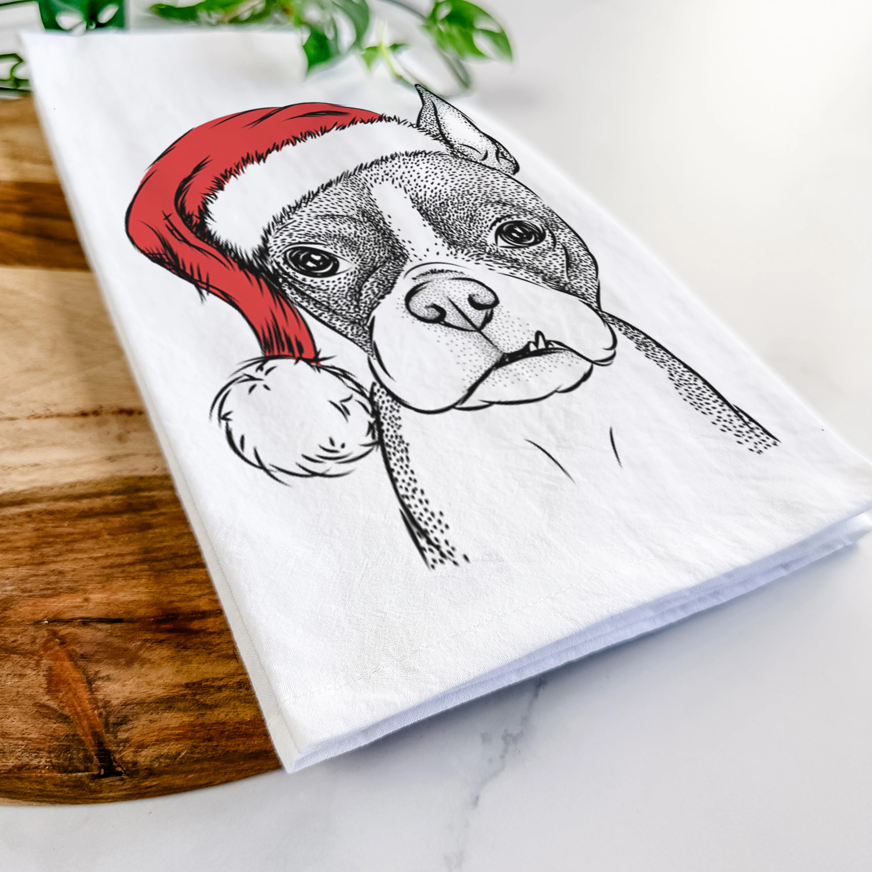 Bean the Boston Terrier Tea Towel - Image 9