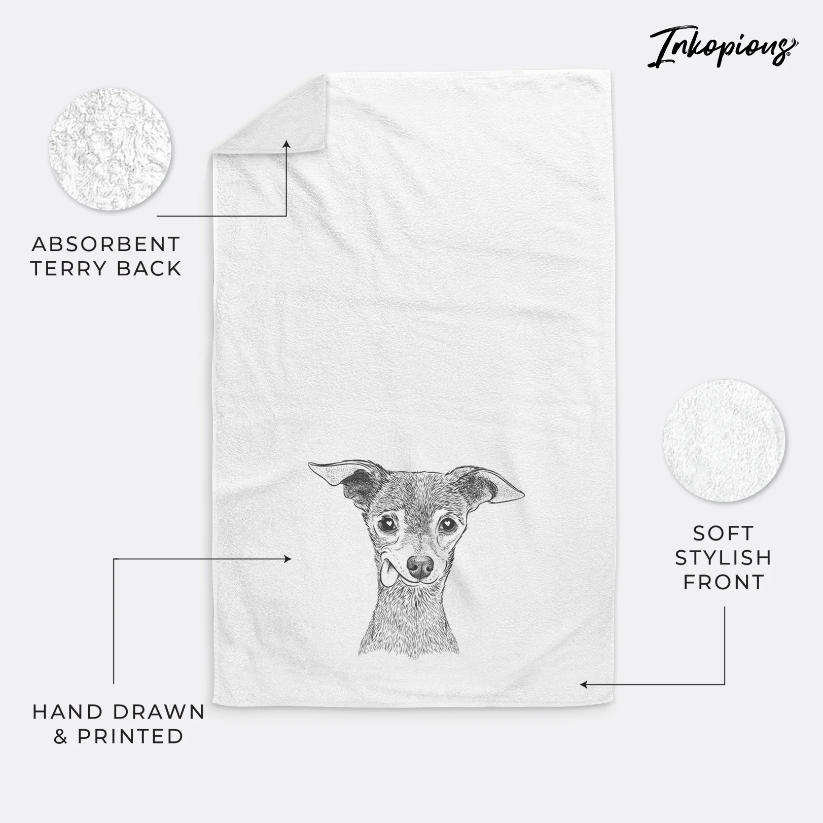 Bebe the Chihuahua Decorative Hand Towel - Image 16