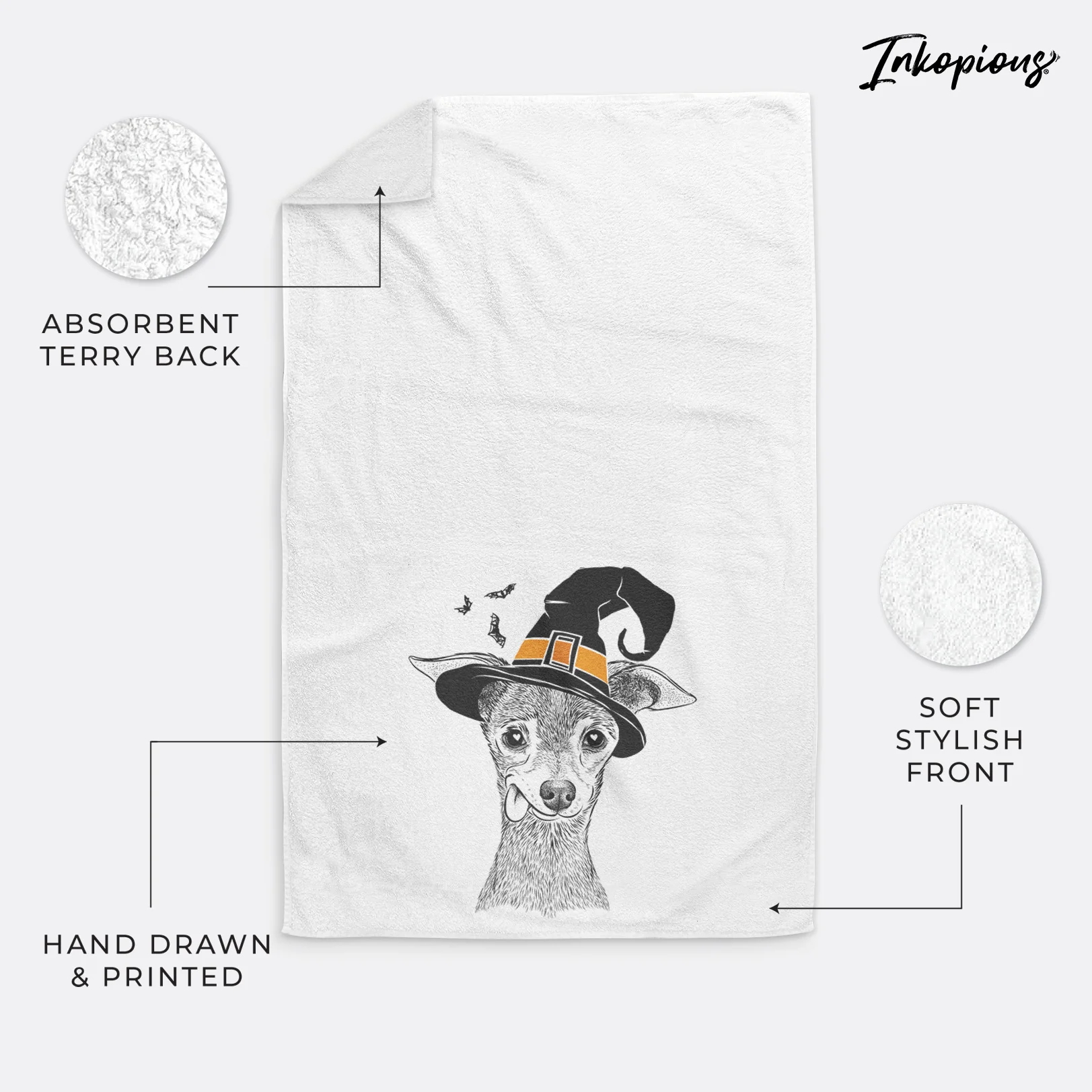 Bebe the Chihuahua Decorative Hand Towel - Image 19