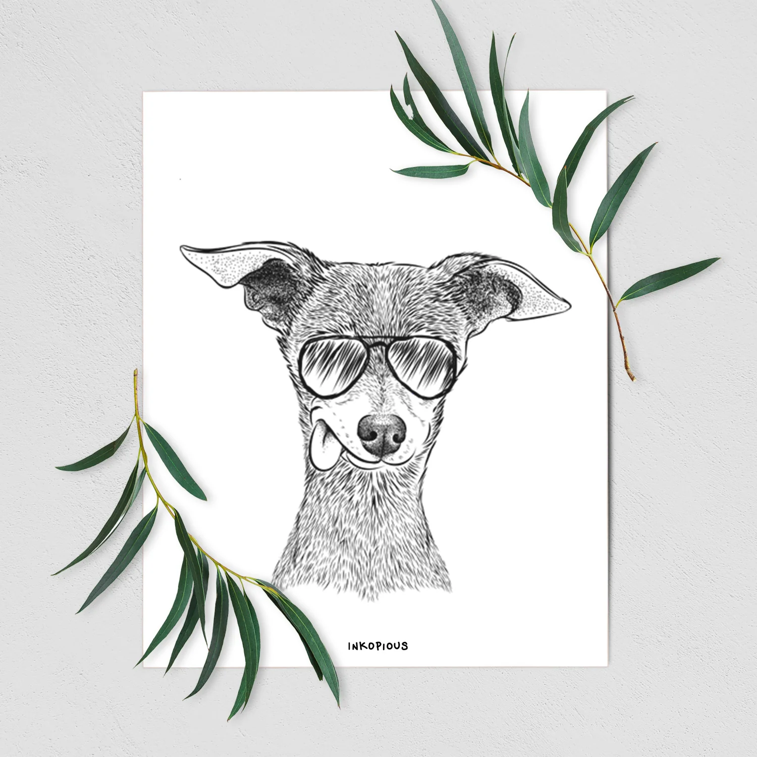 Bebe the Chihuahua Art Print - Image 3