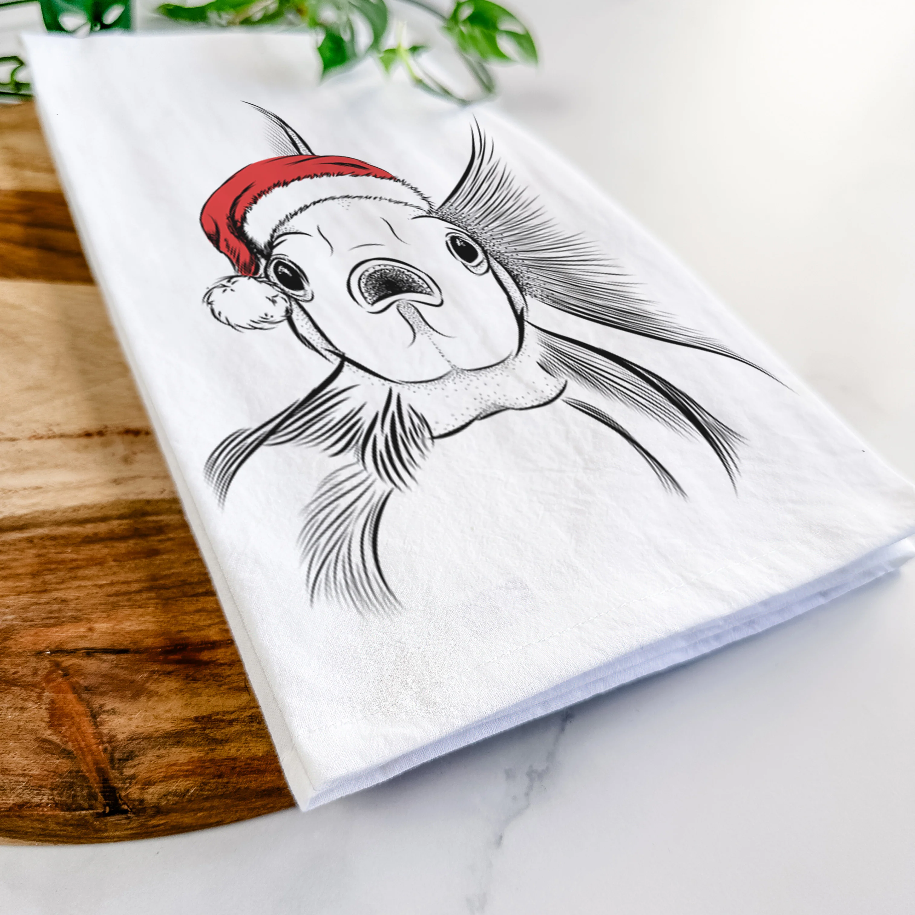 Beefcake the Goldfish Tea Towel - Image 9