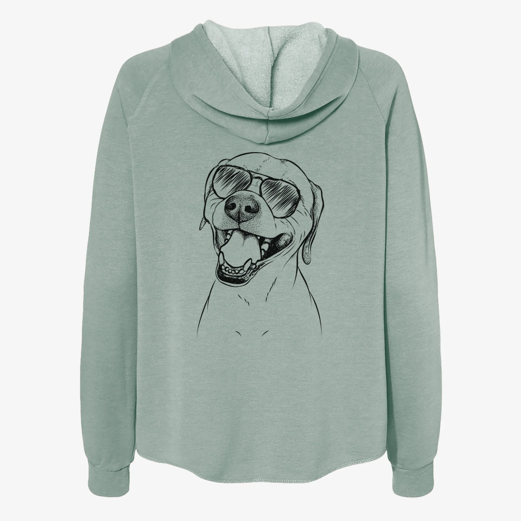 Beemer the Boxer Pitbull Terrier Mix - Women's Cali Wave Zip-Up Sweatshirt - Image 7
