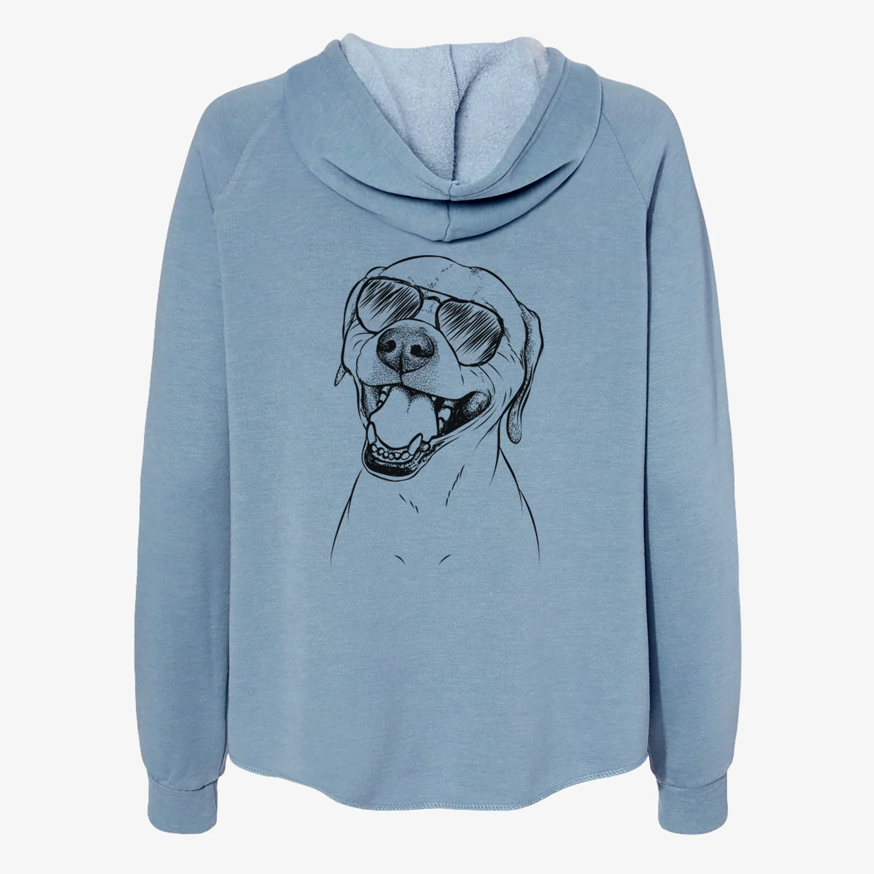 Beemer the Boxer Pitbull Terrier Mix - Women's Cali Wave Zip-Up Sweatshirt - Image 9