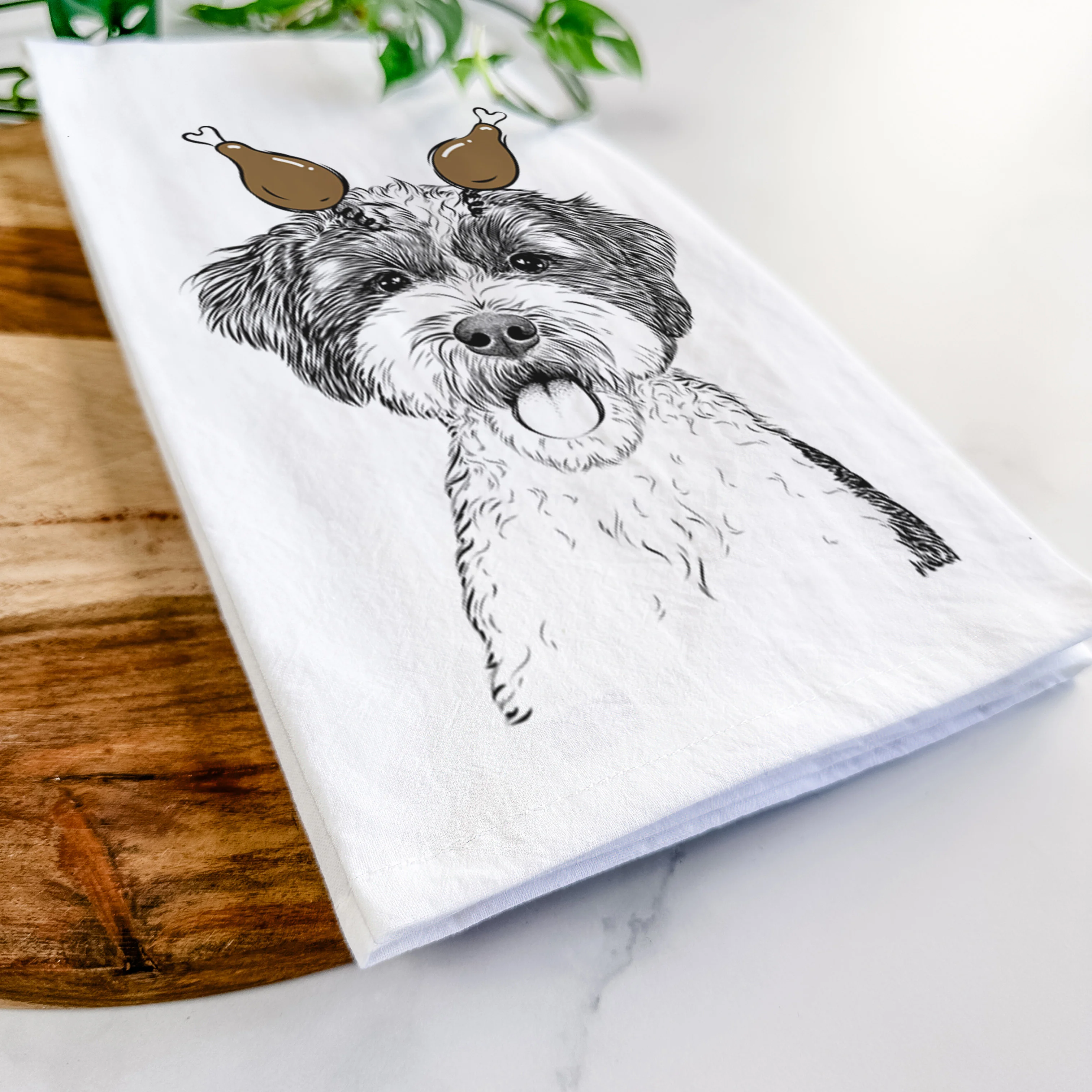 Bella the Cockapoo Tea Towel - Image 11