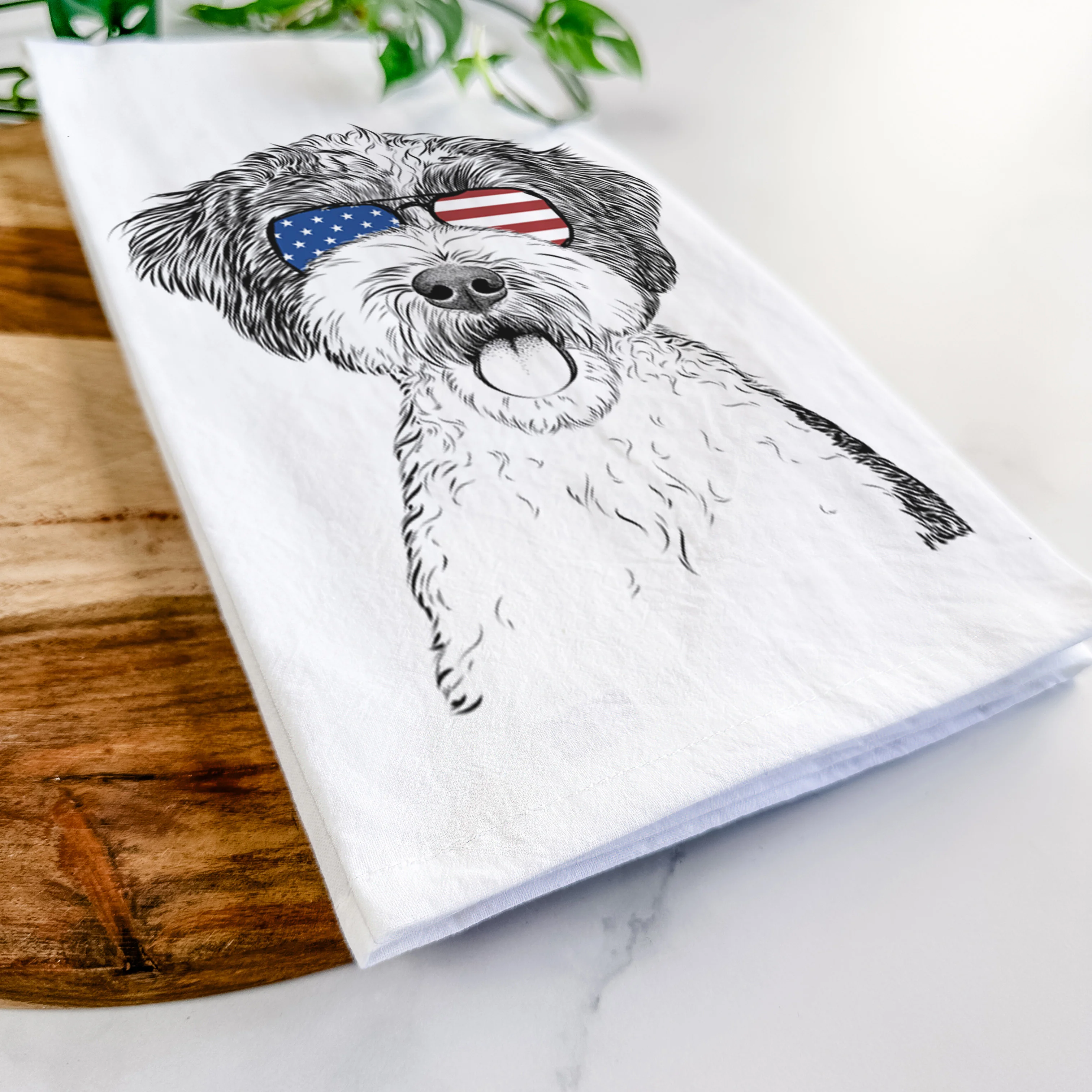 Bella the Cockapoo Tea Towel - Image 12