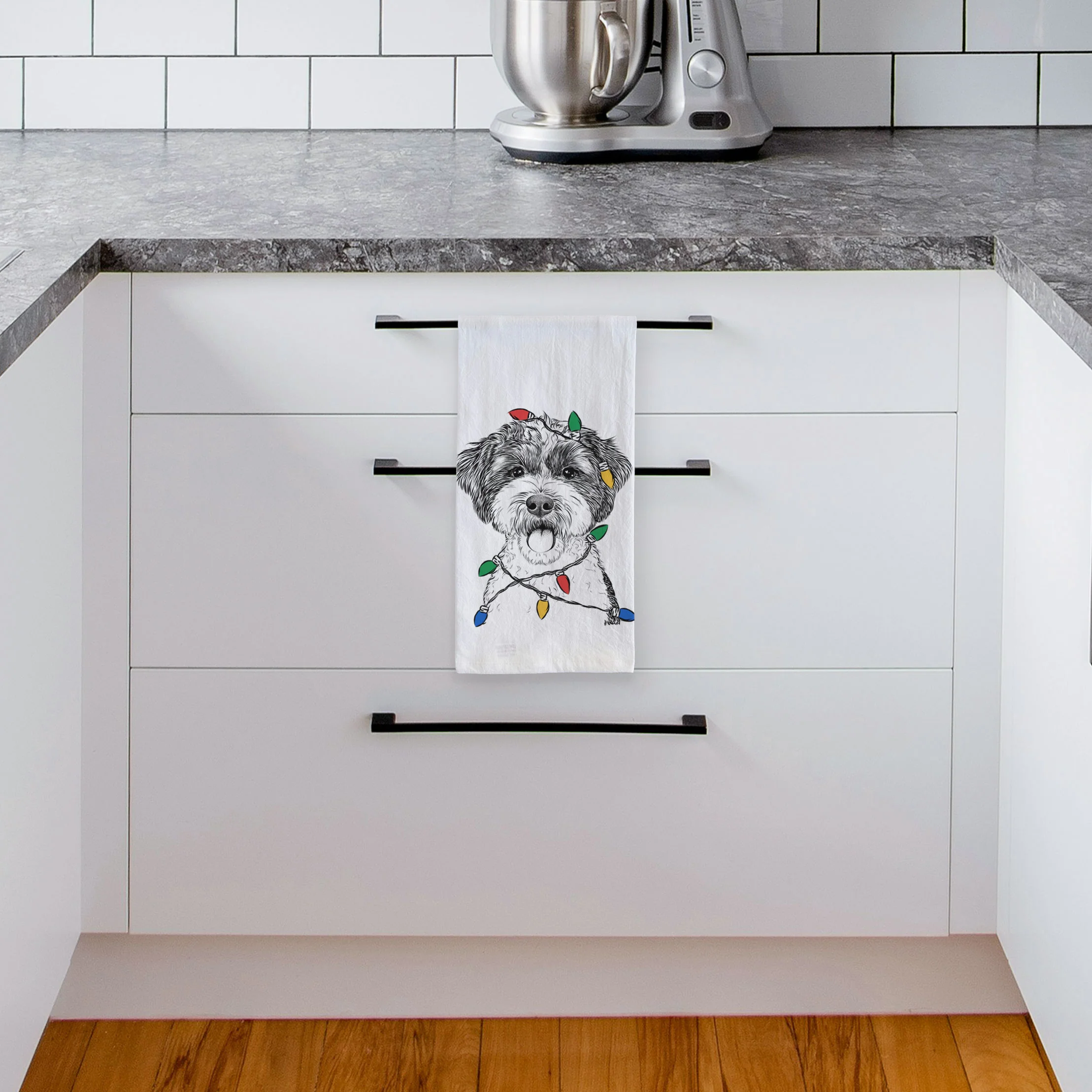 Bella the Cockapoo Tea Towel - Image 4