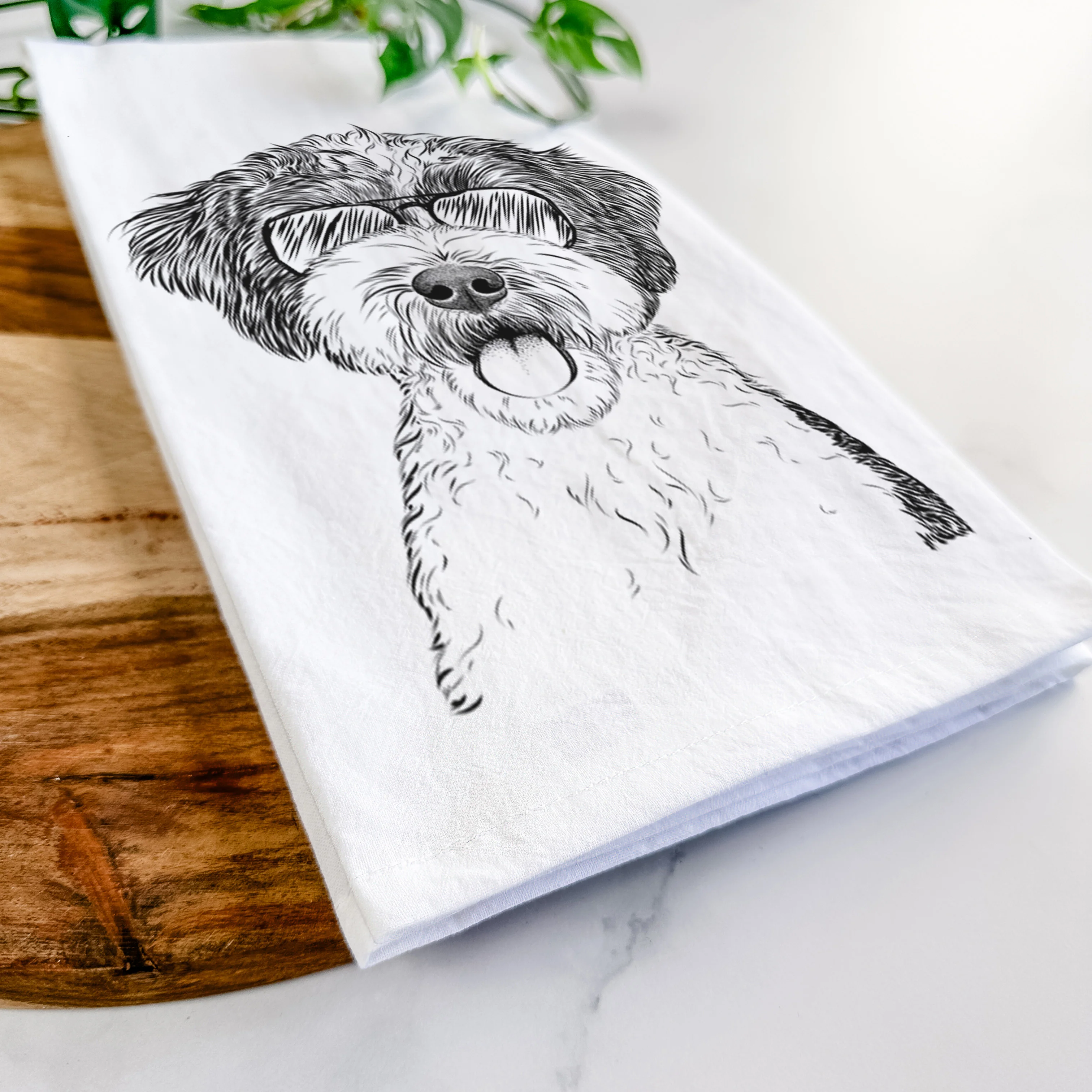 Bella the Cockapoo Tea Towel - Image 6